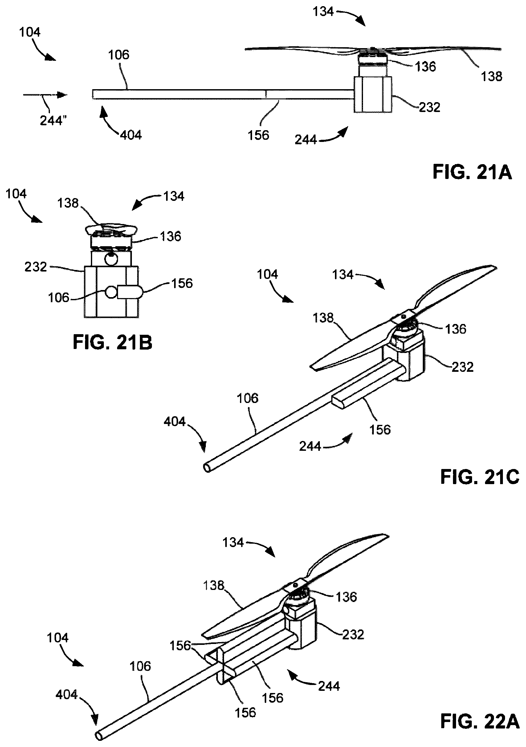 Patent US12312081 Figure 18 – Pilotless transportation aerial-vehicle having distributed-batteries and powering method therefor