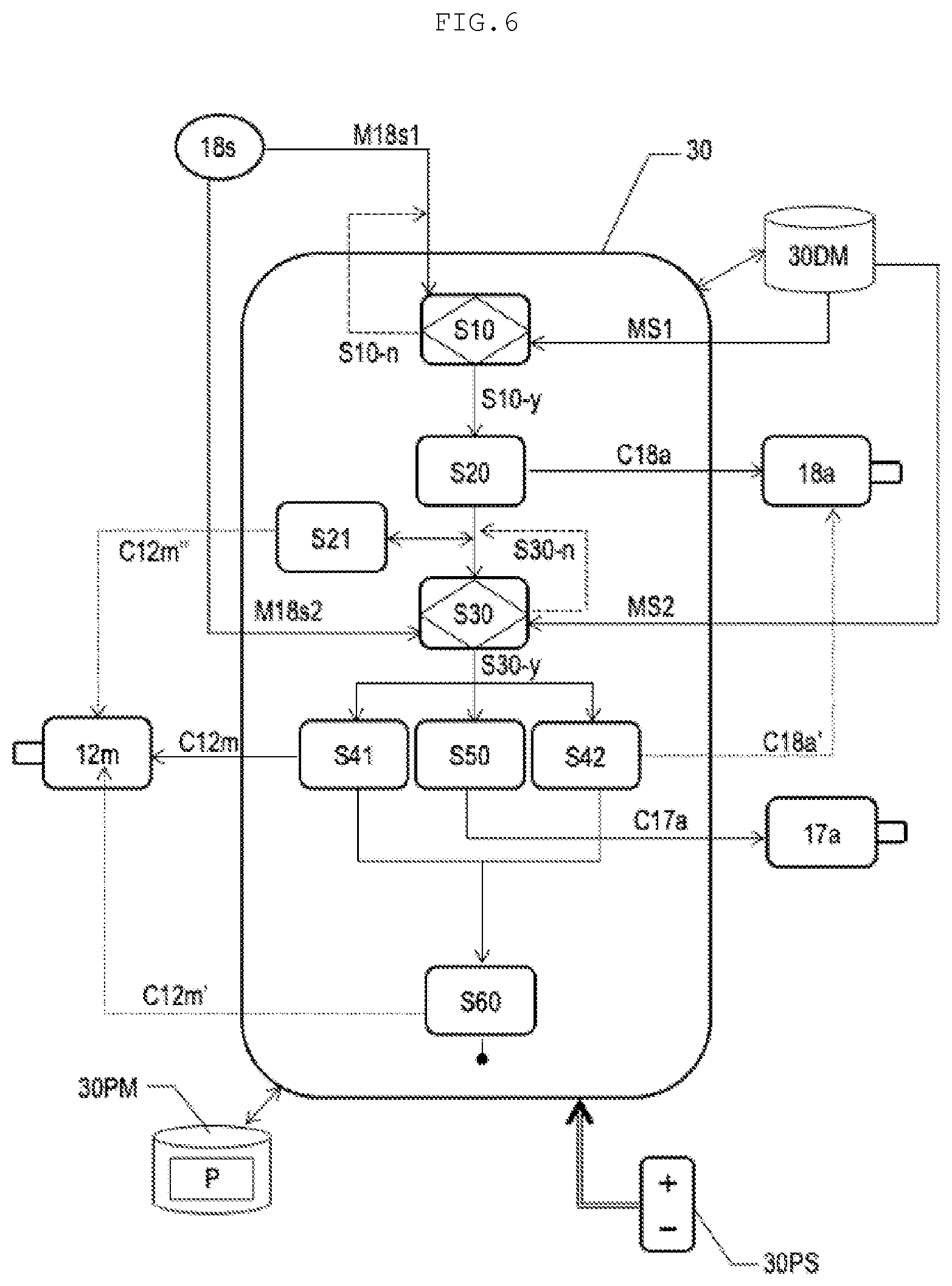 Patent US12312082 Figure 7 – Propulsion device and associated method for controlling the landing of such a propulsion device