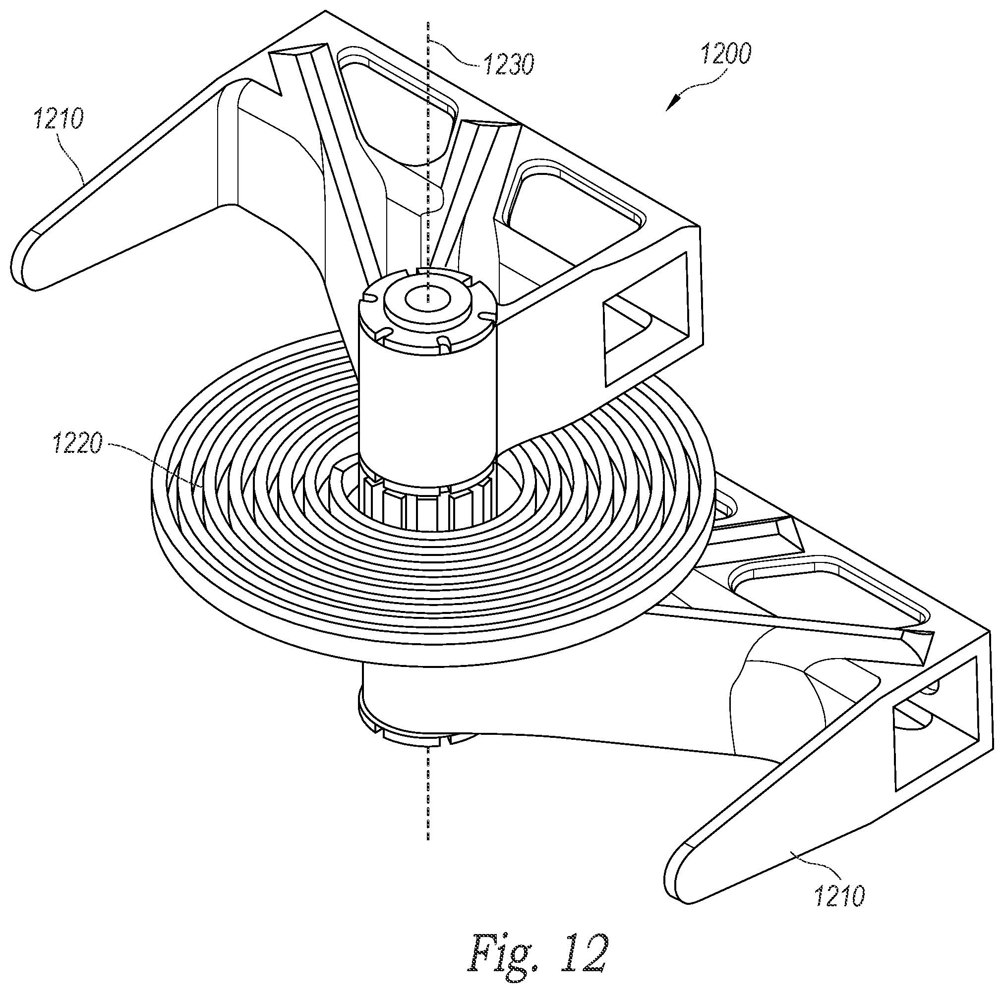 Patent US12312083 Figure 12 – Systems and methods for aerodynamic deployment of wing structures