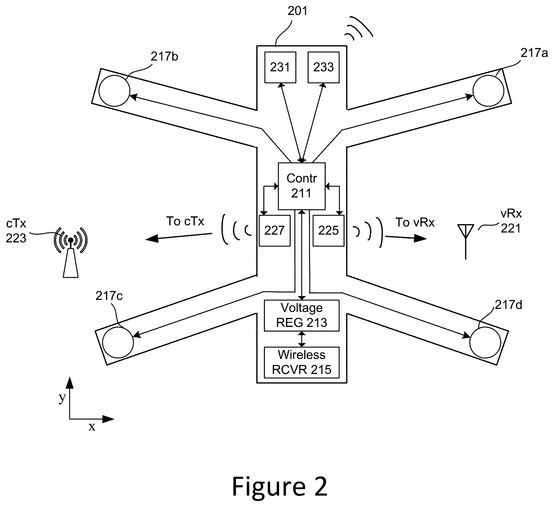 Patent US12312085 Figure 2 – Mechanical release device for unmanned aerial vehicle drop-payload