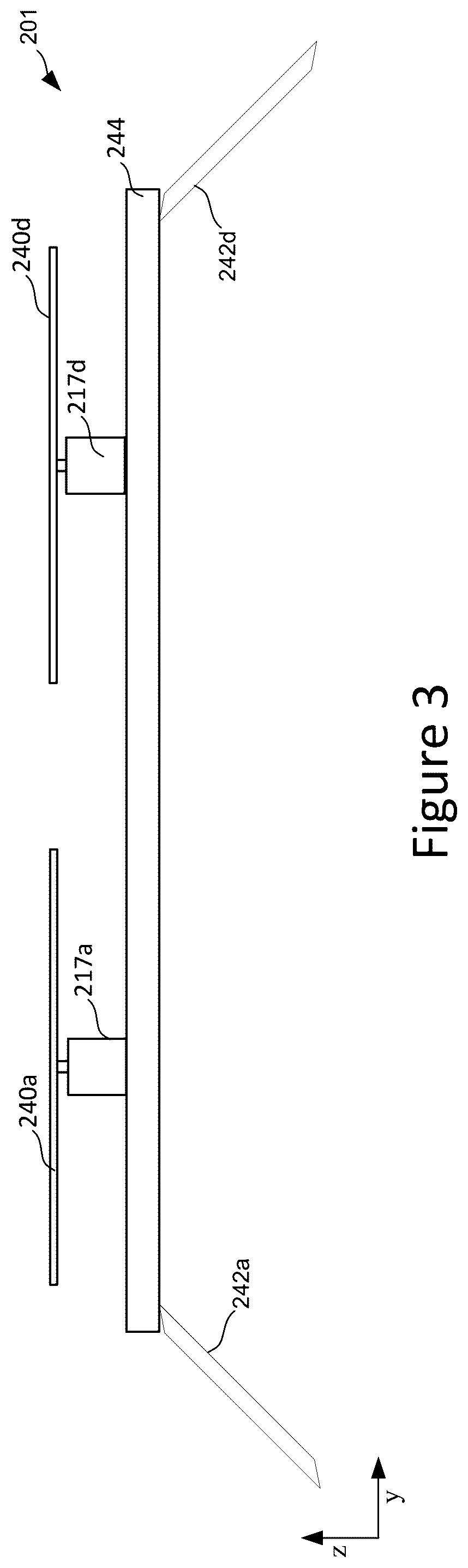 Patent US12312085 Figure 3 – Mechanical release device for unmanned aerial vehicle drop-payload
