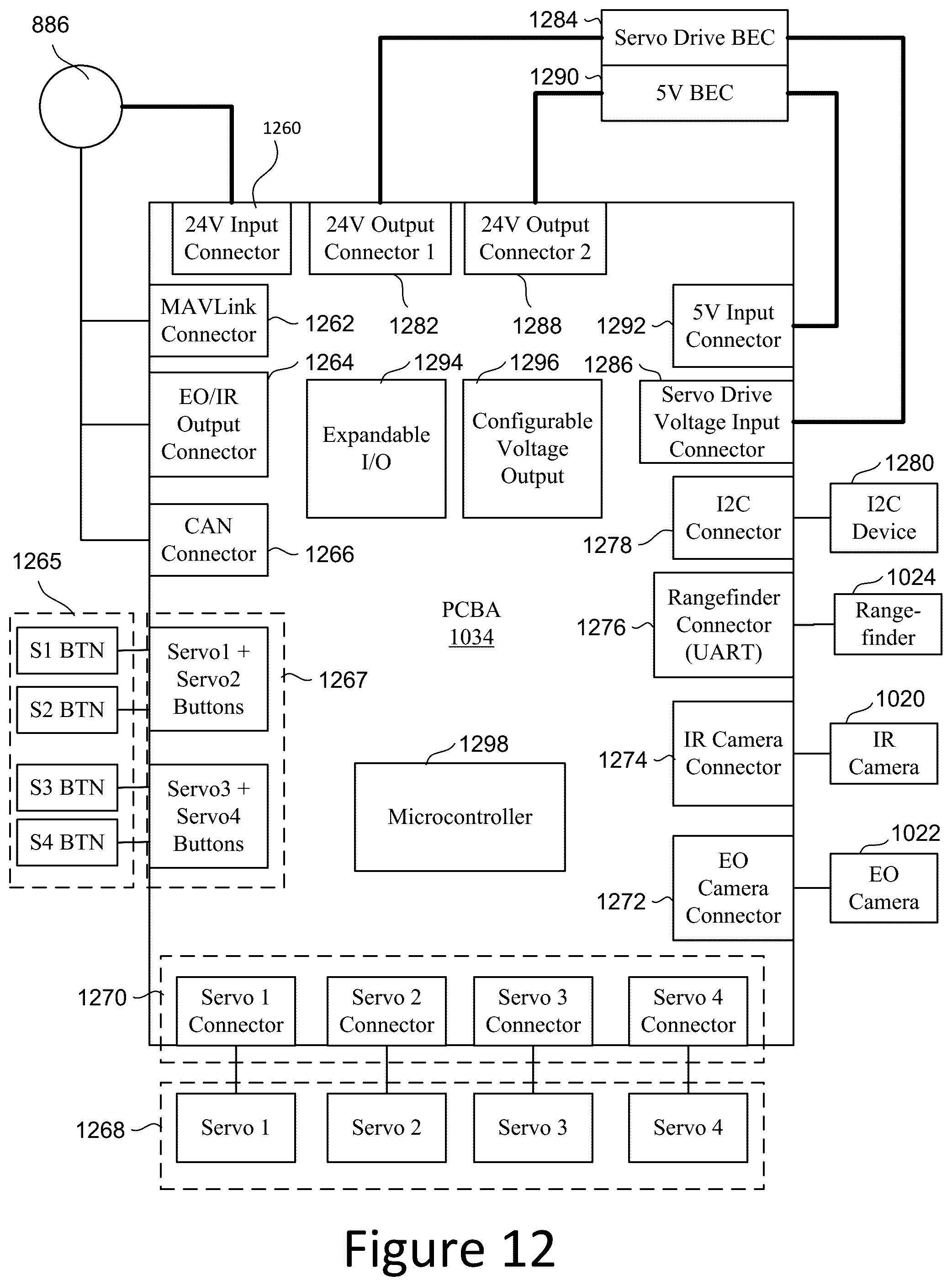 Patent US12312085 Figure 15 – Mechanical release device for unmanned aerial vehicle drop-payload
