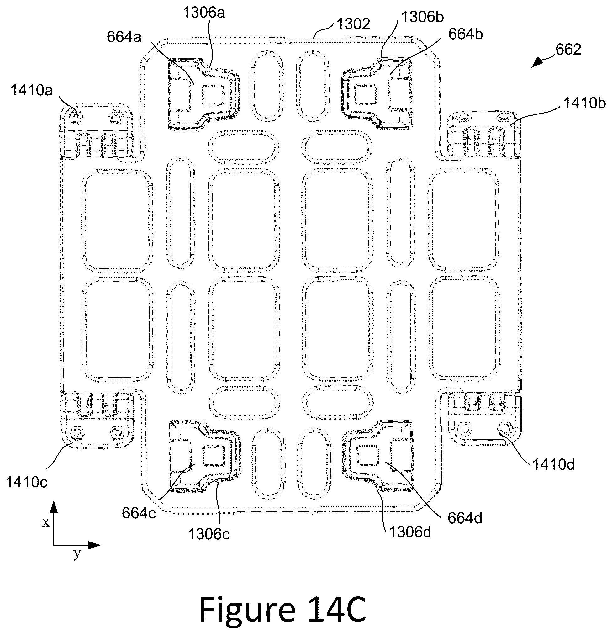 Patent US12312085 Figure 18 – Mechanical release device for unmanned aerial vehicle drop-payload