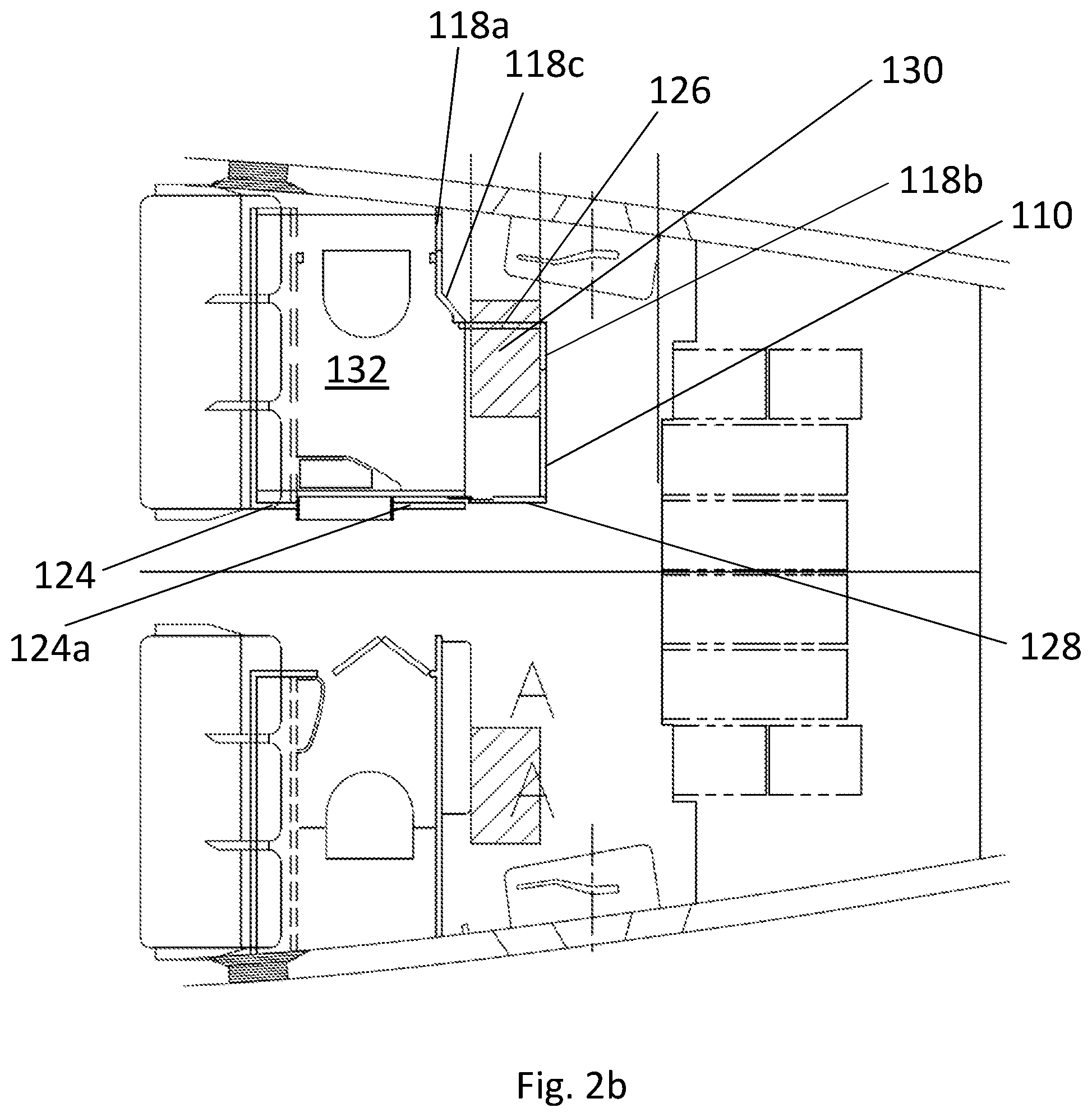 Patent US12312087 Figure 3 – PRM-accessible aircraft lavatory