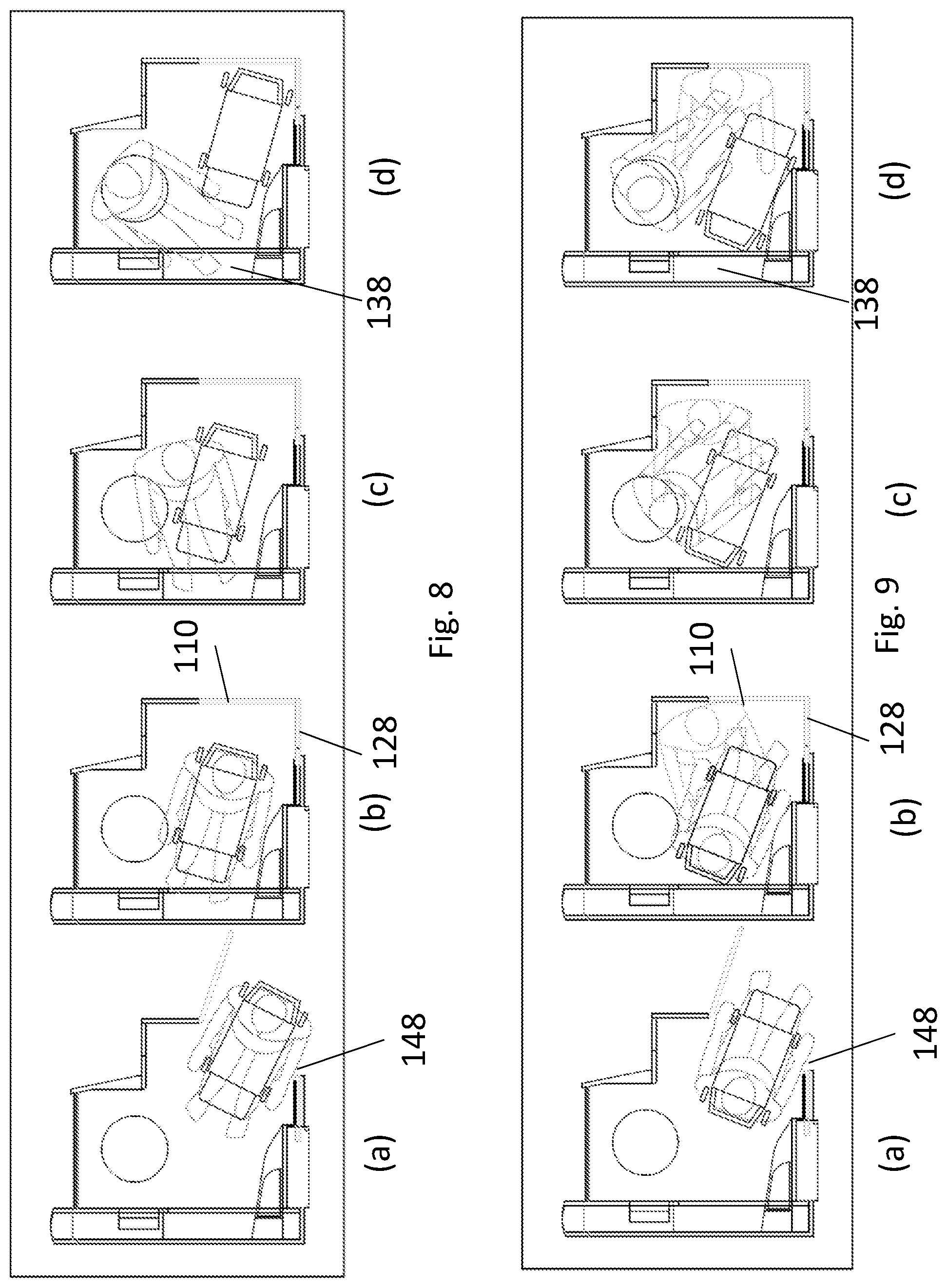 Patent US12312087 Figure 12 – PRM-accessible aircraft lavatory