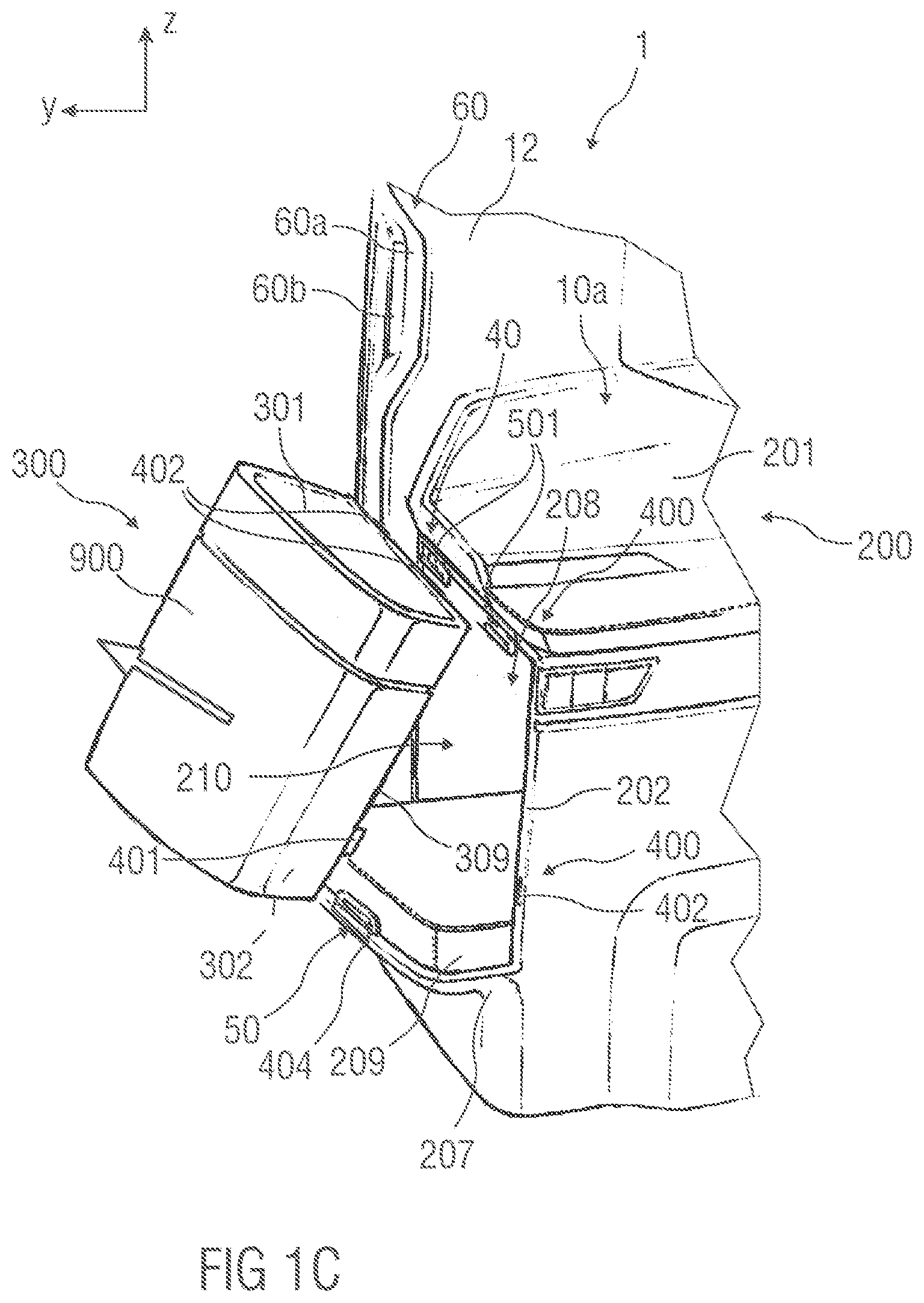 Patent US12312088 Figure 3 – Passenger seating arrangement