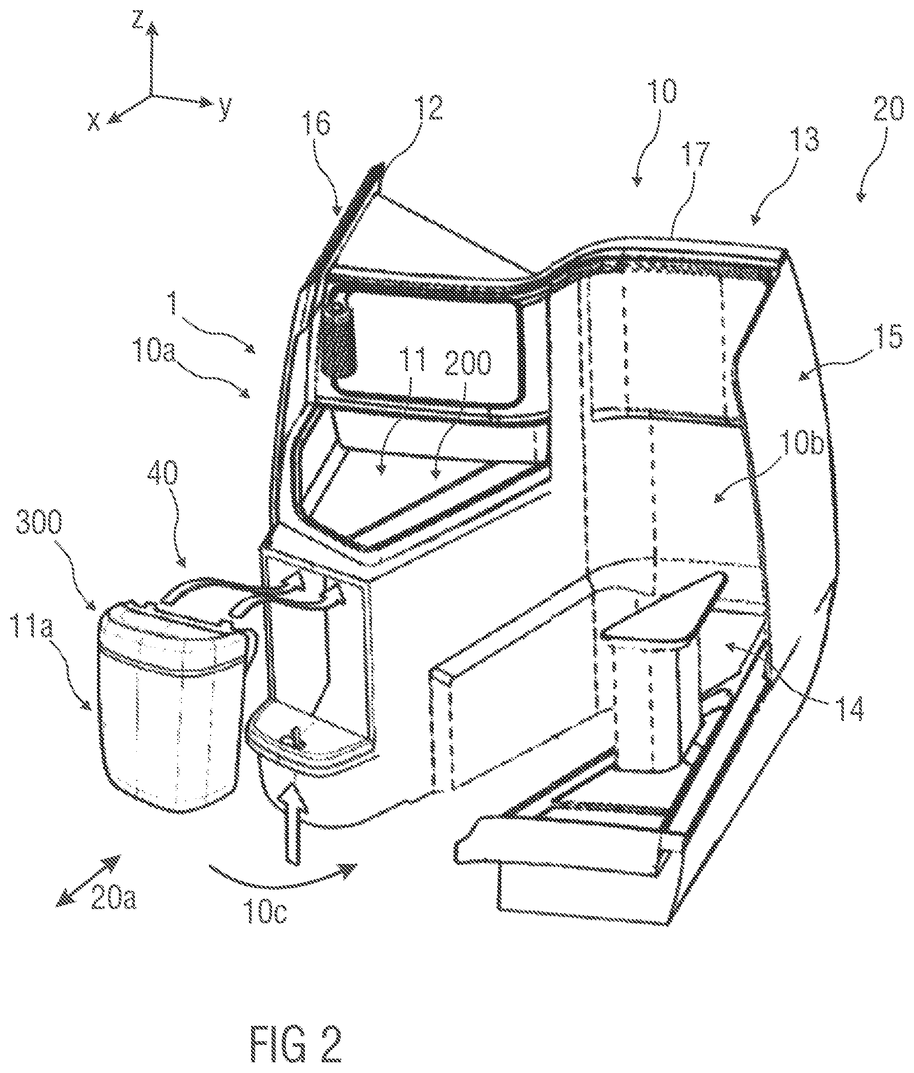 Patent US12312088 Figure 4 – Passenger seating arrangement