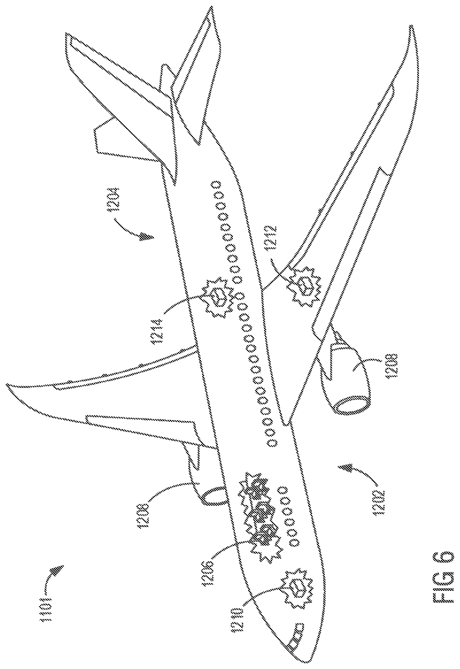 Patent US12312088 Figure 10 – Passenger seating arrangement