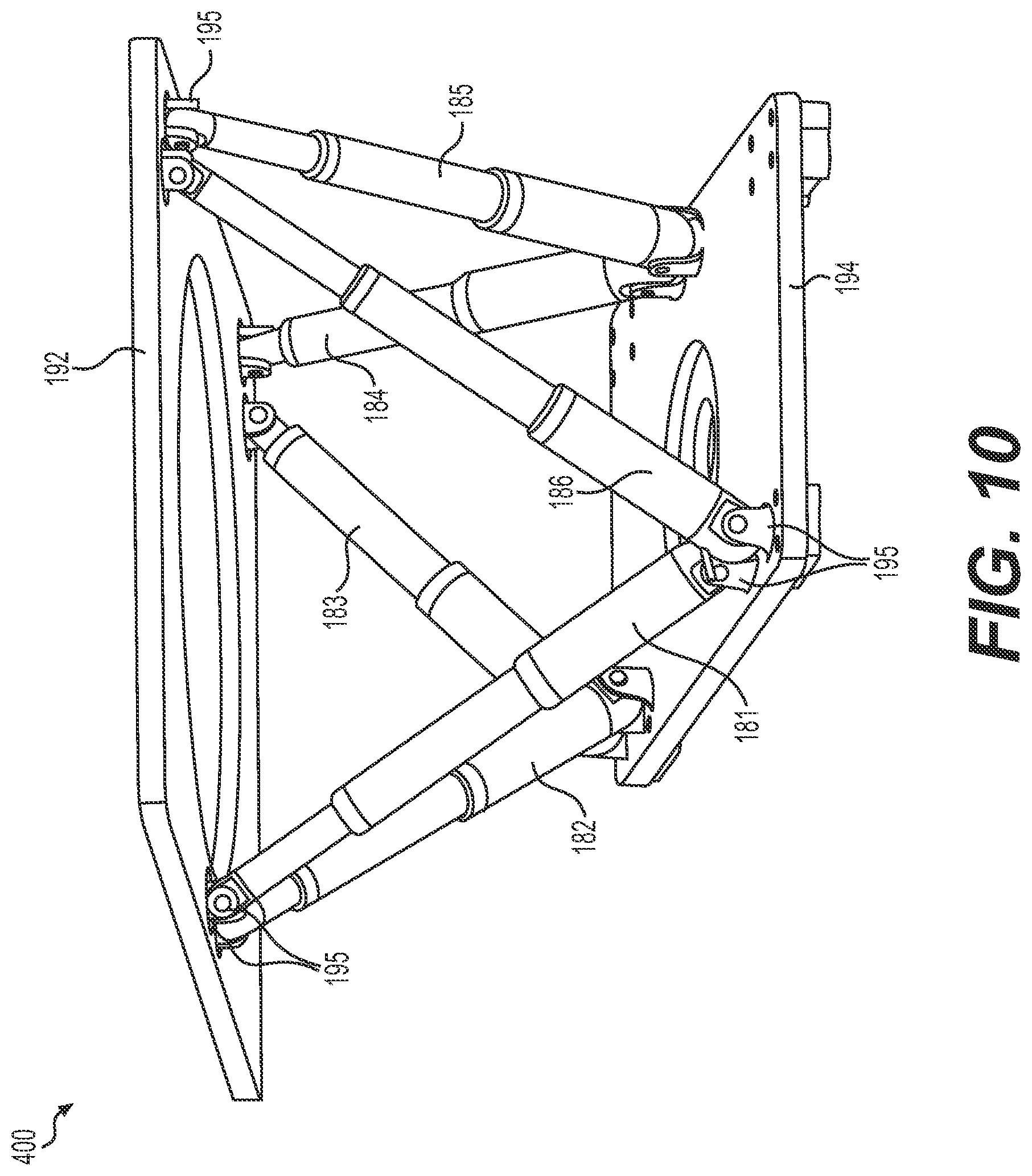 Patent US12312089 Figure 10 – Aircraft seat