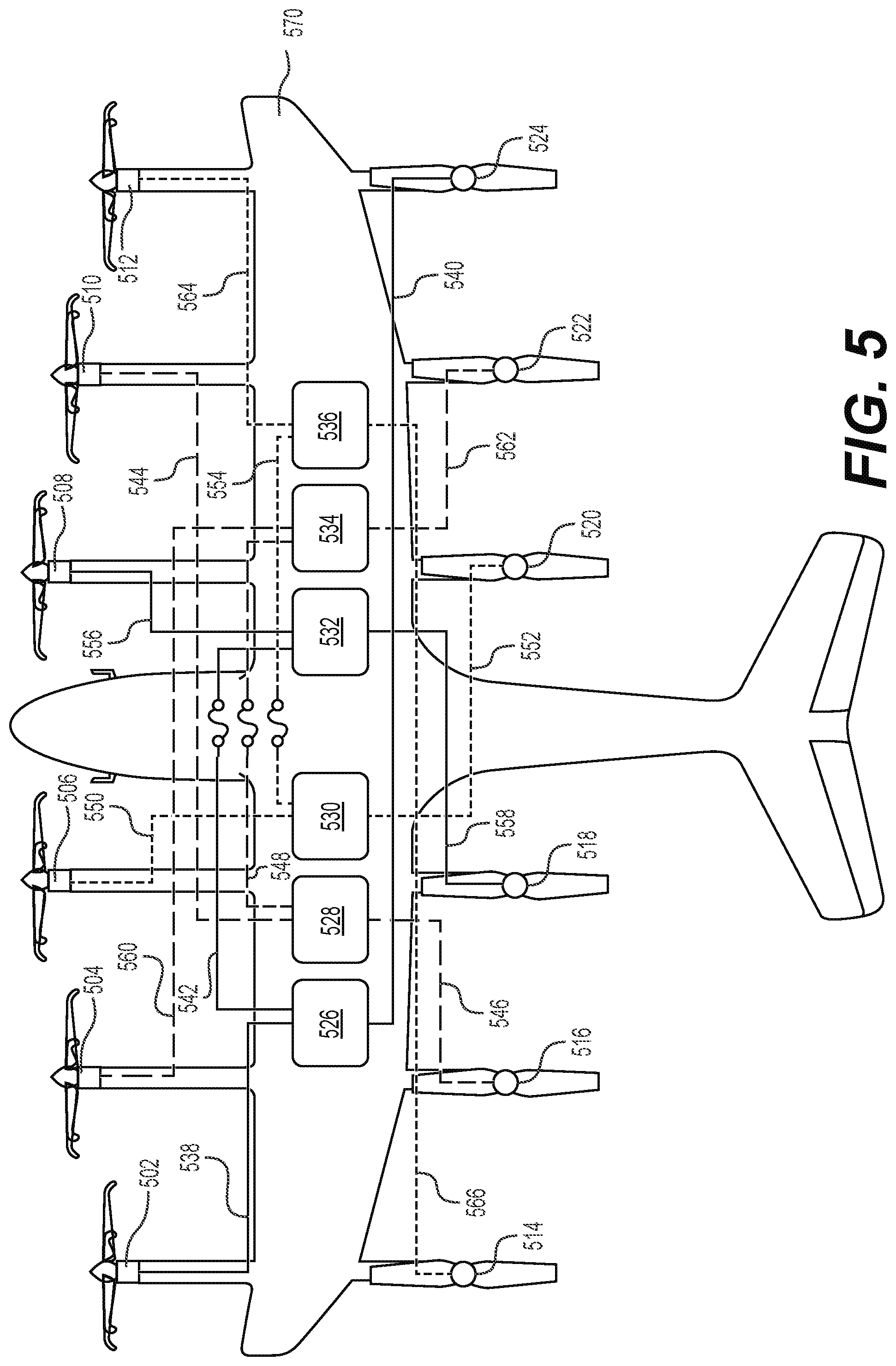 Patent US12312091 Figure 5 – Systems and methods for improved gearboxes for evtol aircraft