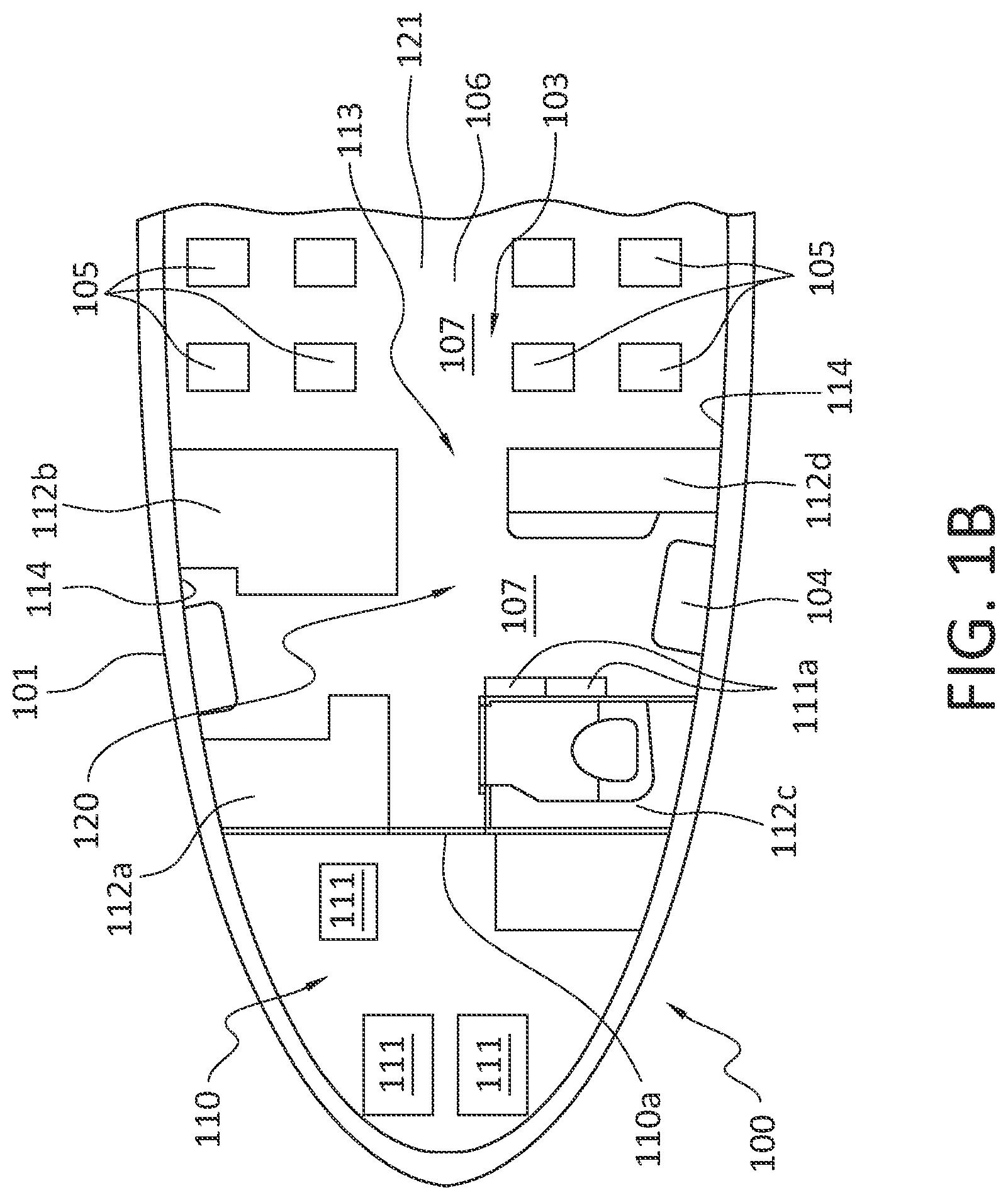 Patent US12312097 Figure 2 – Hybrid barrier for aircraft cabin