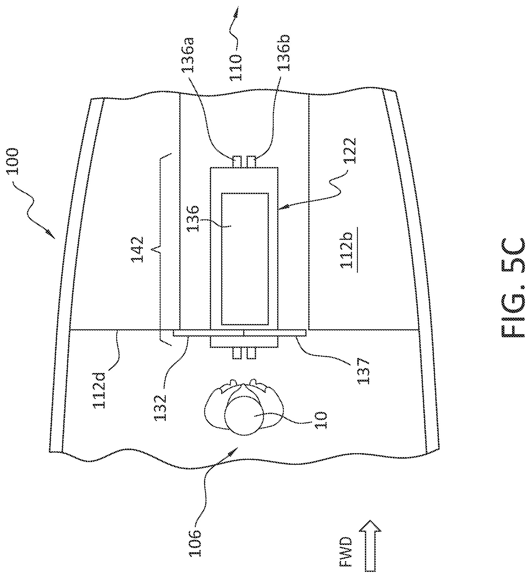 Patent US12312097 Figure 9 – Hybrid barrier for aircraft cabin
