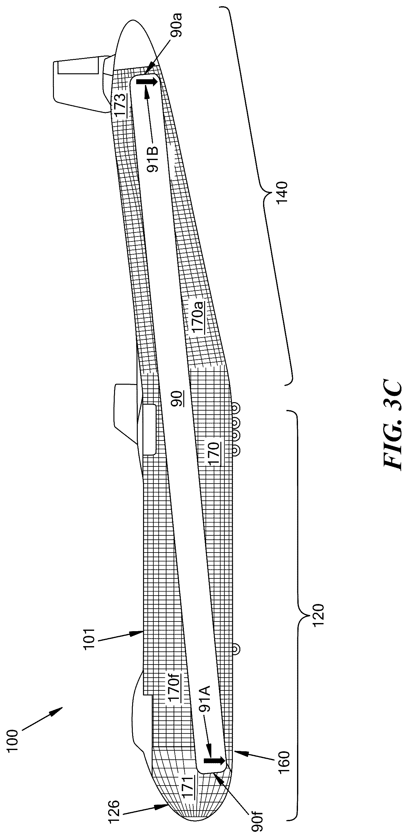 Patent US12312099 Figure 9 – Removable cargo floor systems and methods for cargo aircraft