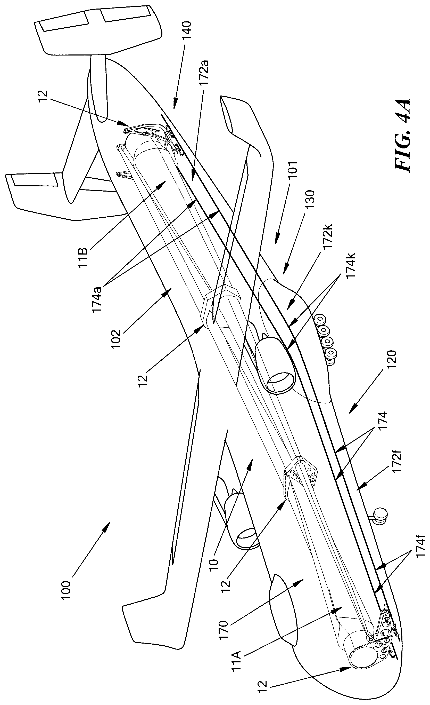 Patent US12312099 Figure 10 – Removable cargo floor systems and methods for cargo aircraft