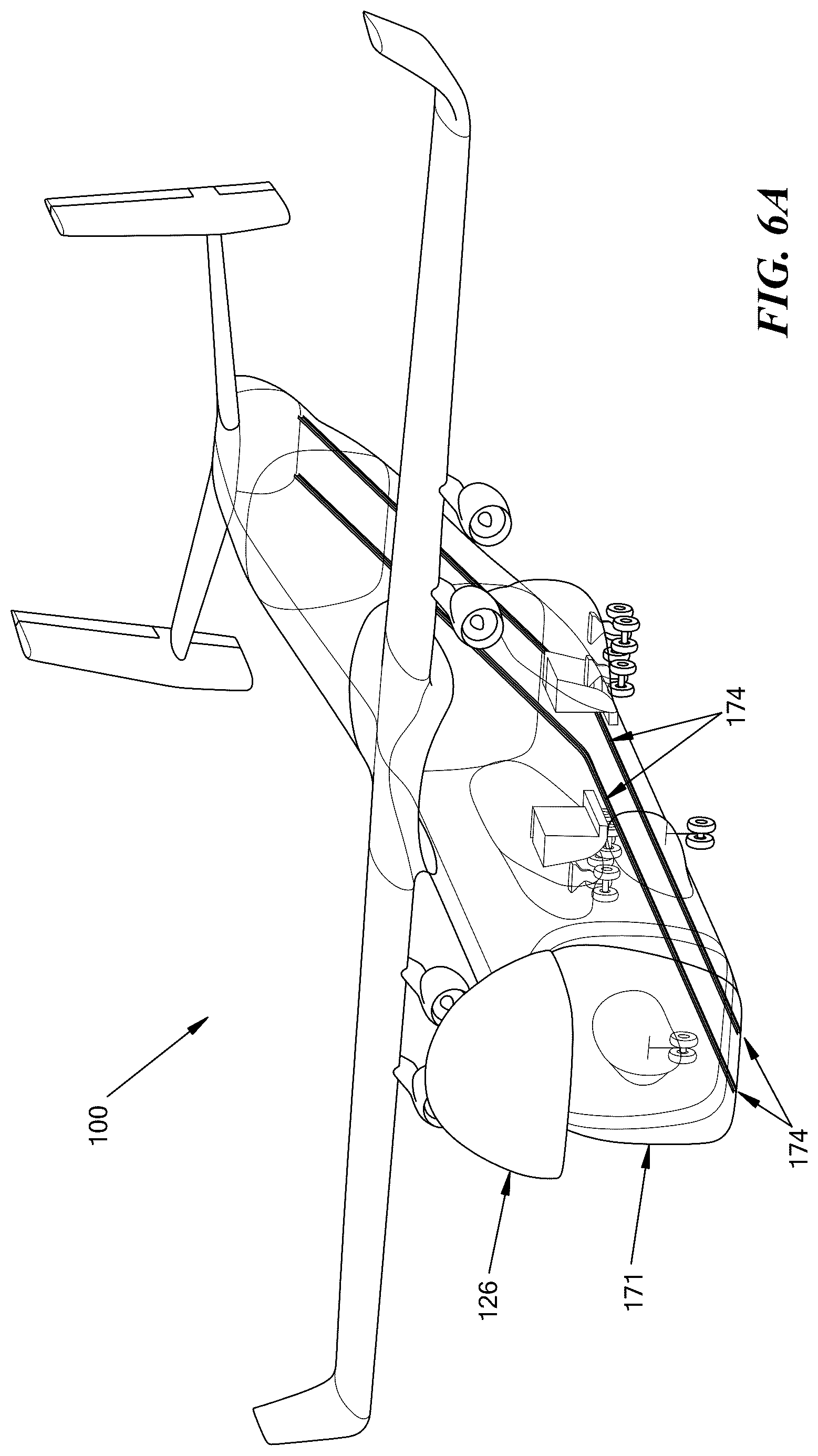 Patent US12312099 Figure 14 – Removable cargo floor systems and methods for cargo aircraft