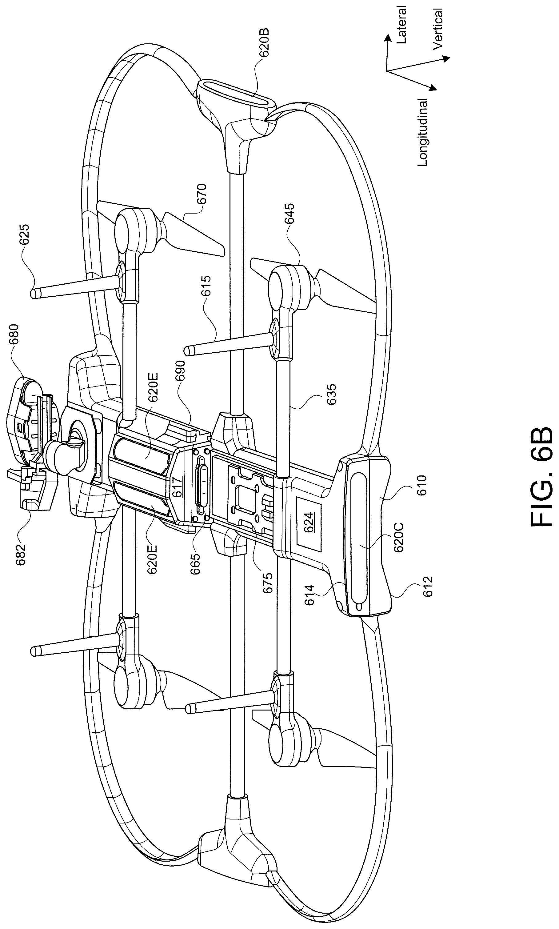 Patent US12312105 Figure 7 – Base station for drone alignment