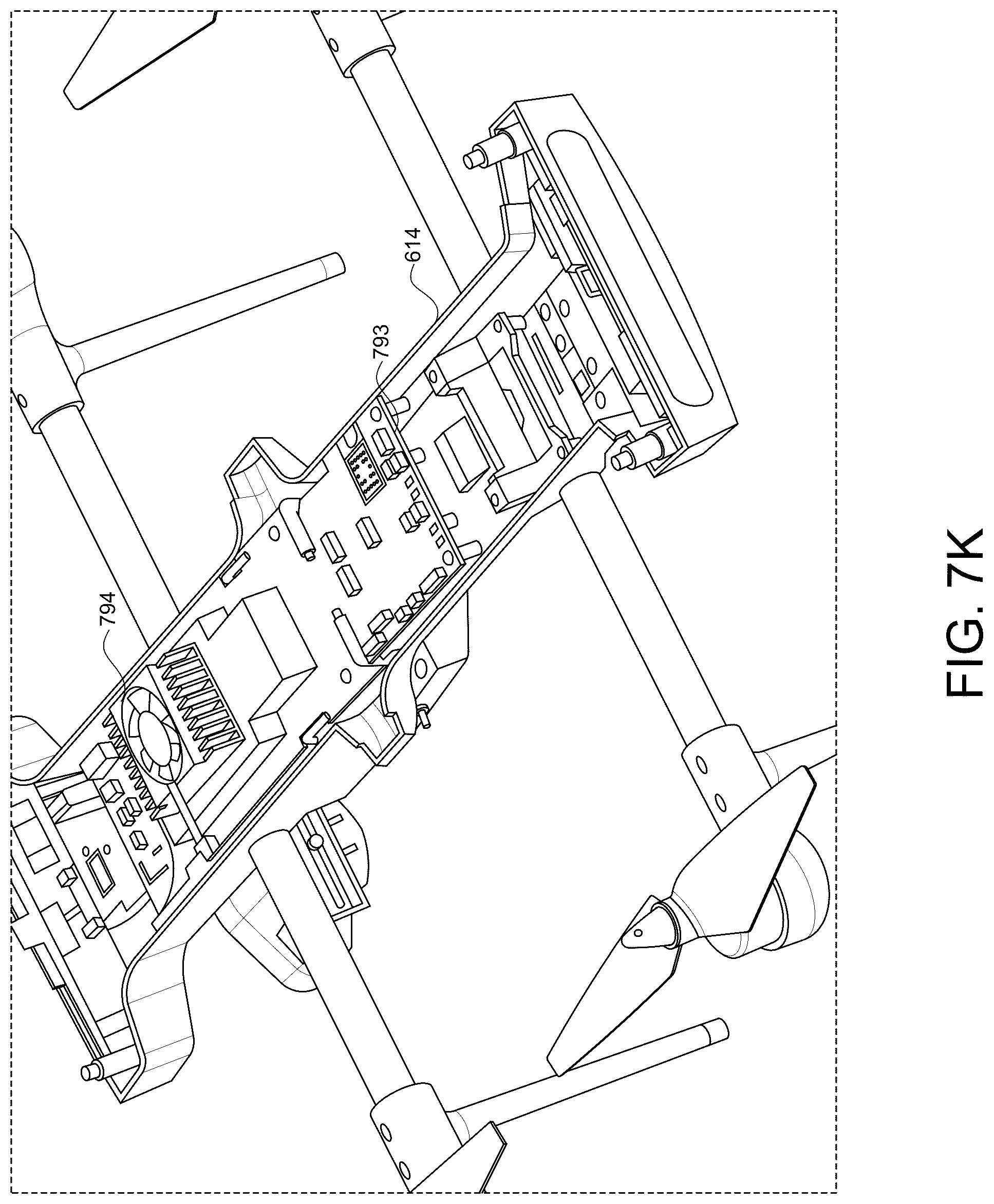 Patent US12312105 Figure 18 – Base station for drone alignment
