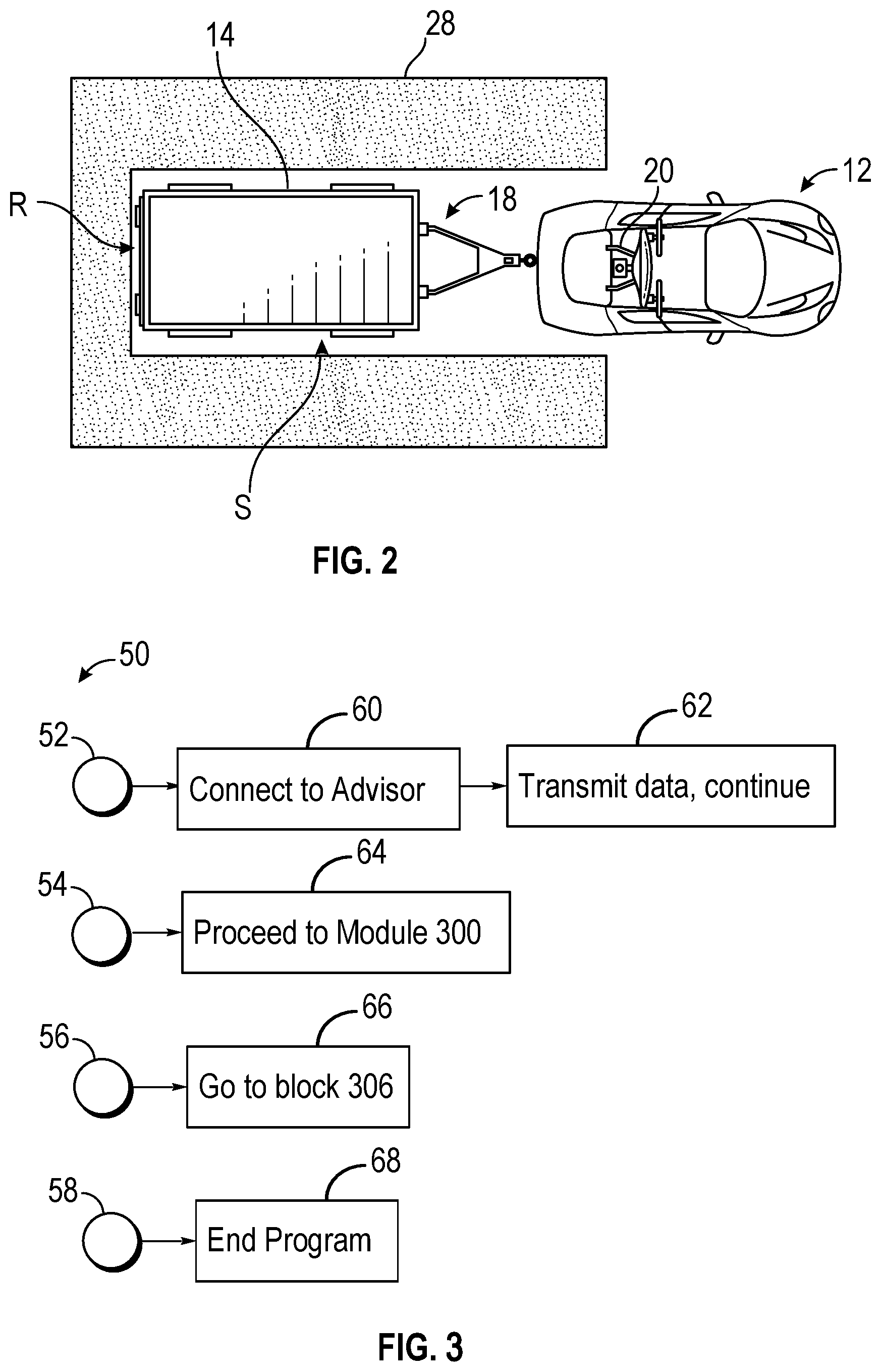 Patent US12312107 Figure 2 – System and method for assisting a trailering vehicle