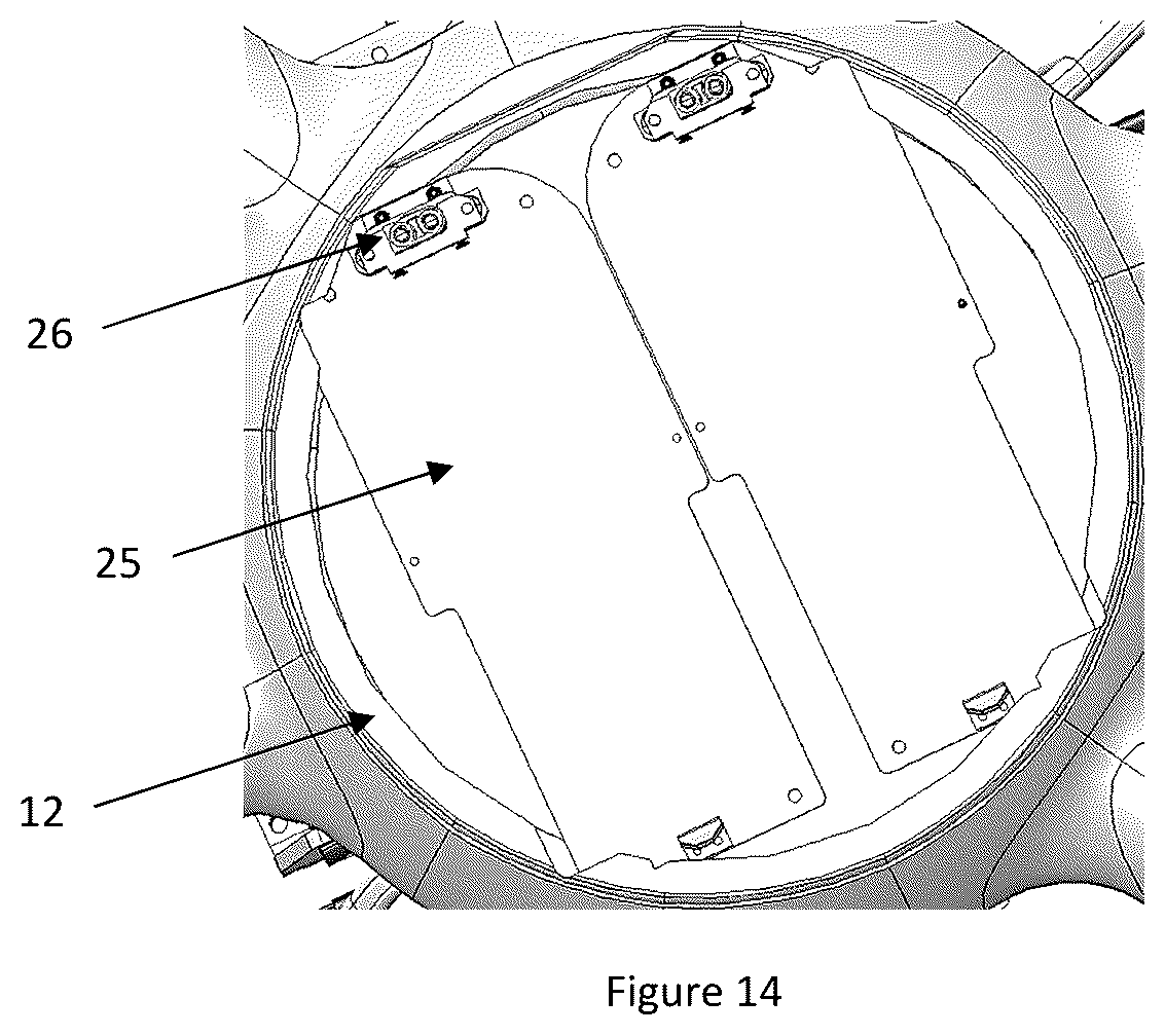 Patent US12312108 Figure 8 – Logistics station for drones