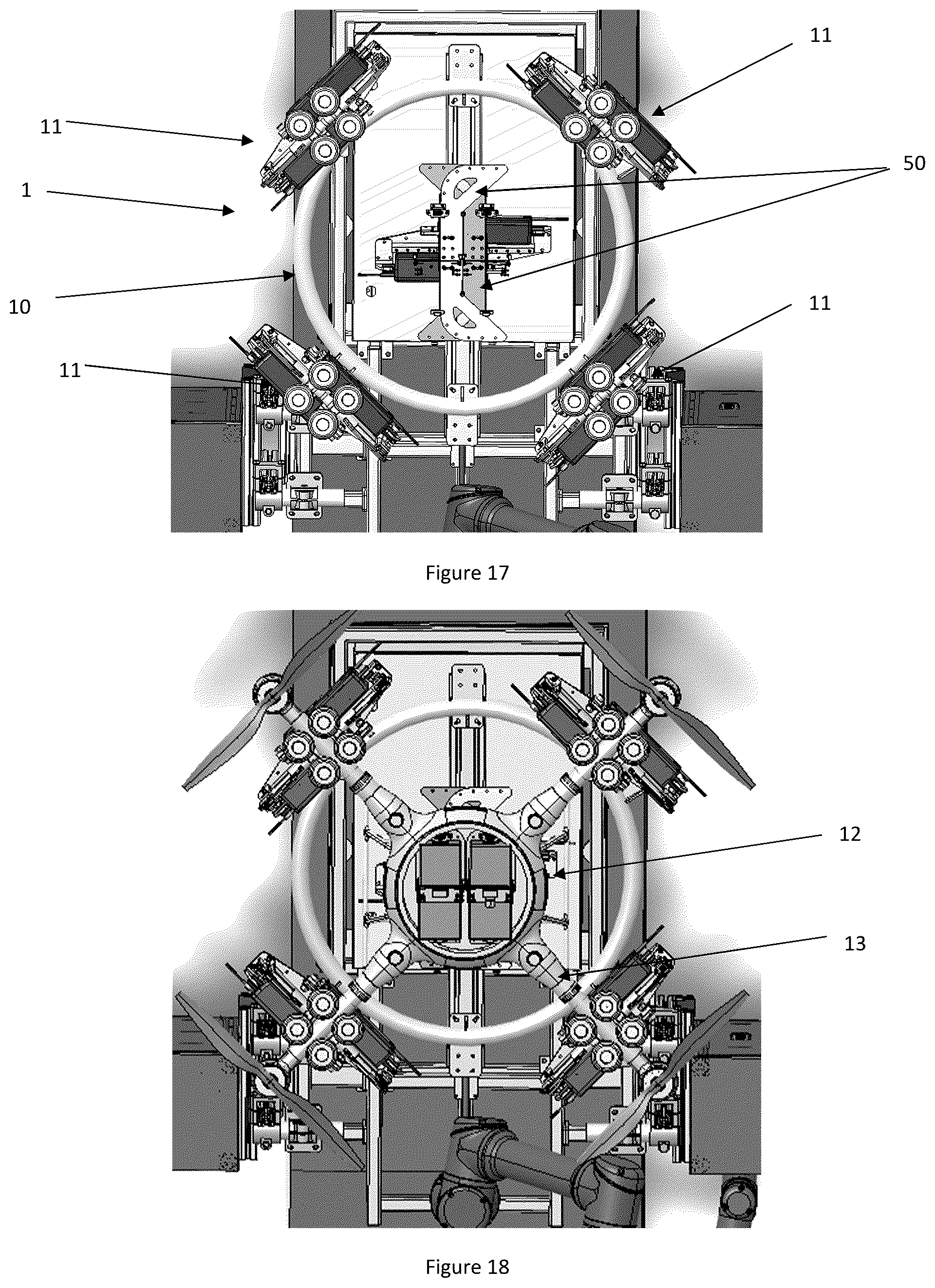 Patent US12312108 Figure 10 – Logistics station for drones