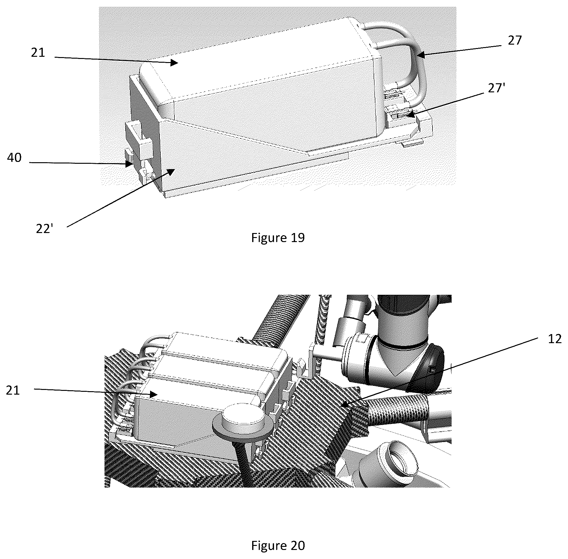 Patent US12312108 Figure 11 – Logistics station for drones