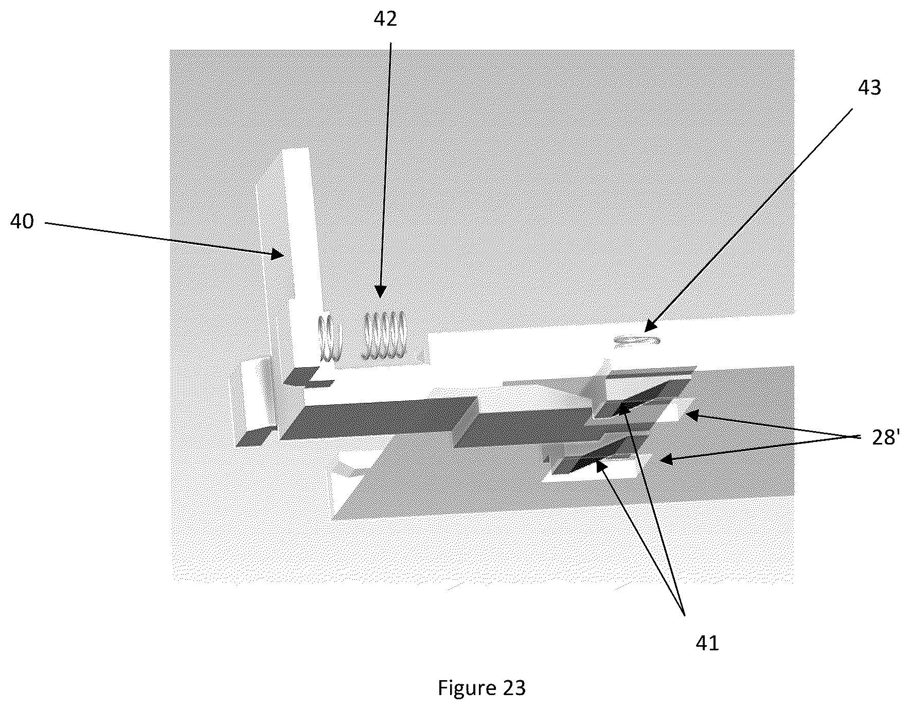 Patent US12312108 Figure 13 – Logistics station for drones