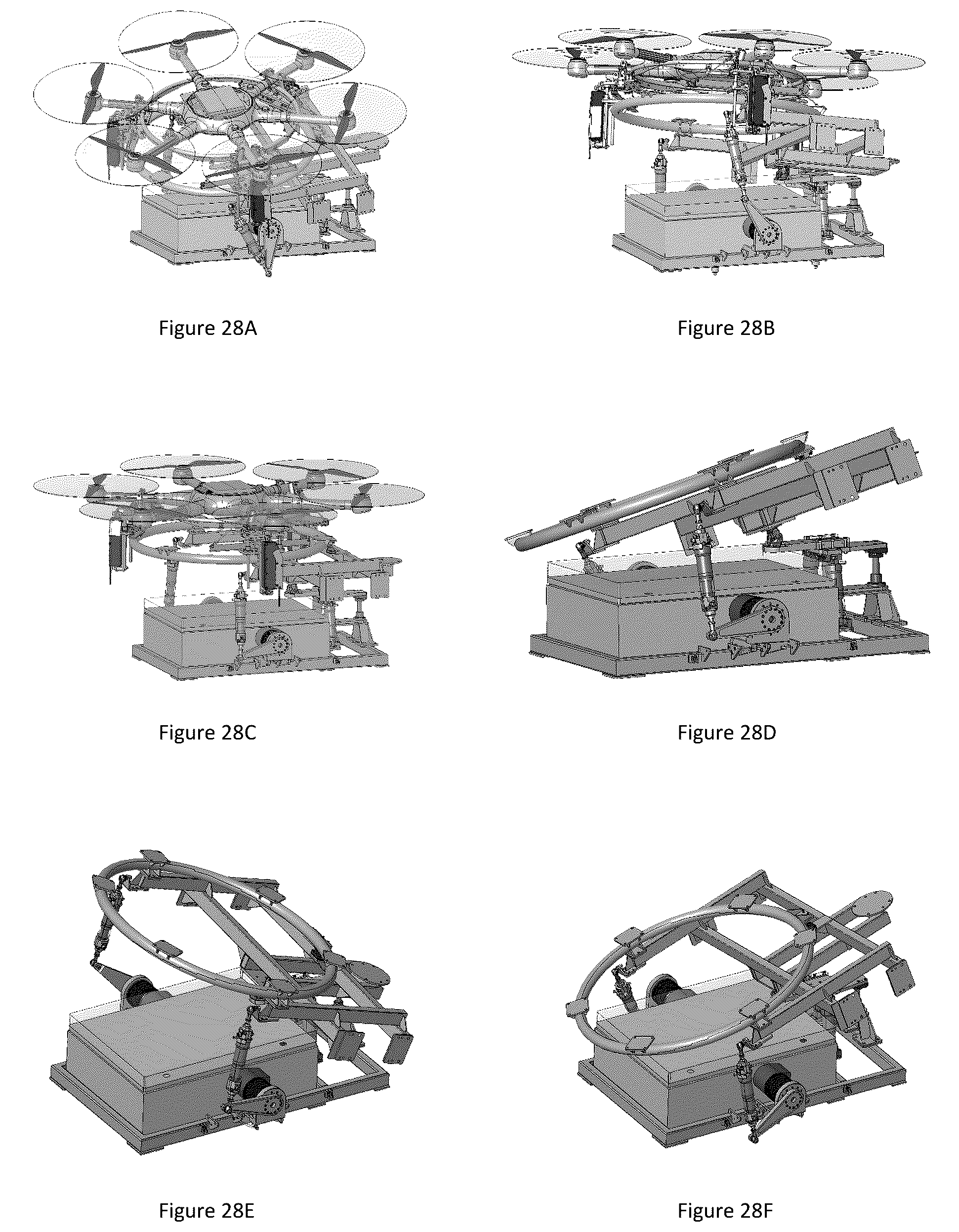 Patent US12312108 Figure 18 – Logistics station for drones