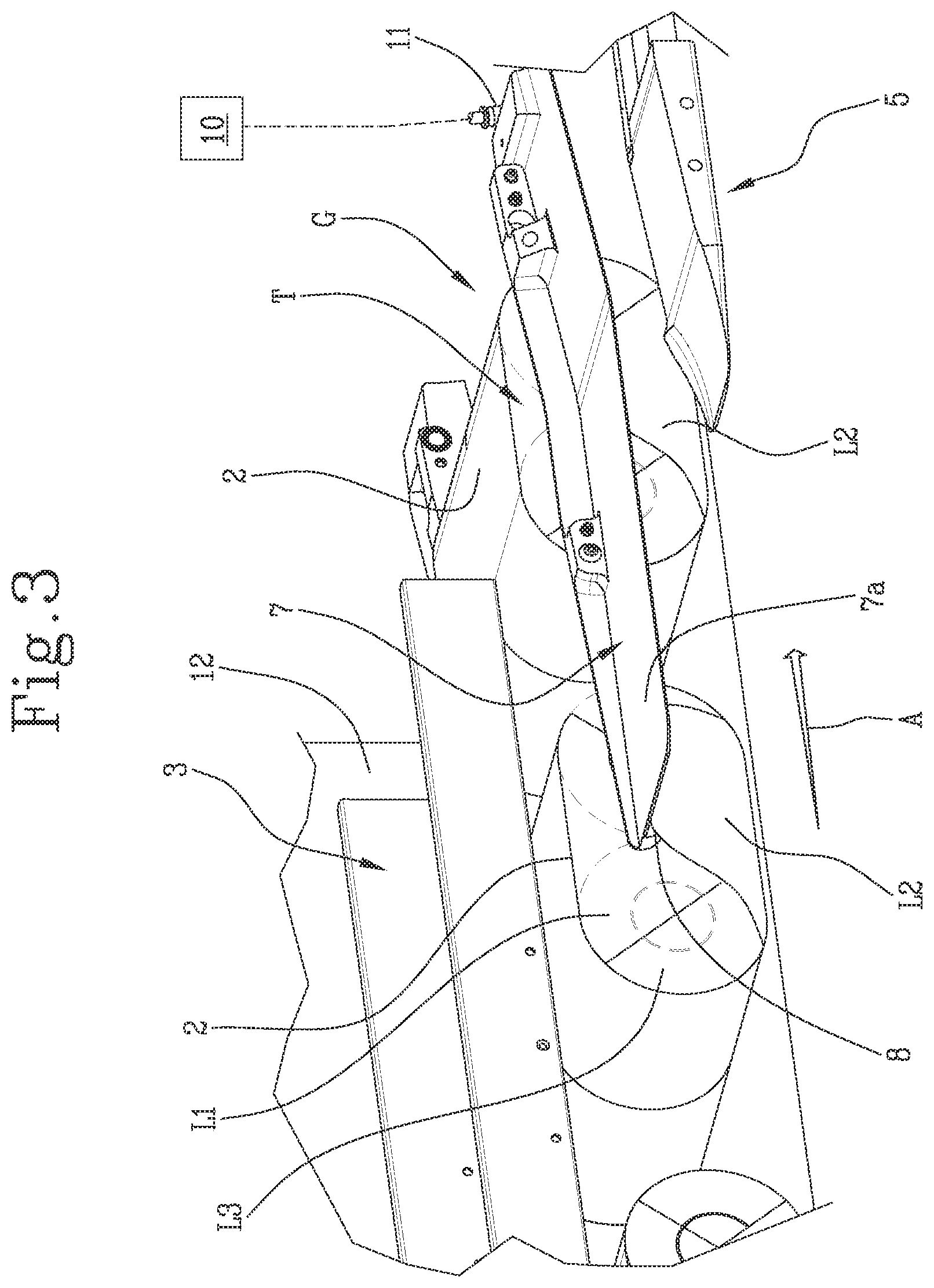 Patent US12312110 Figure 3 – Machine for packaging groups of products in a roll