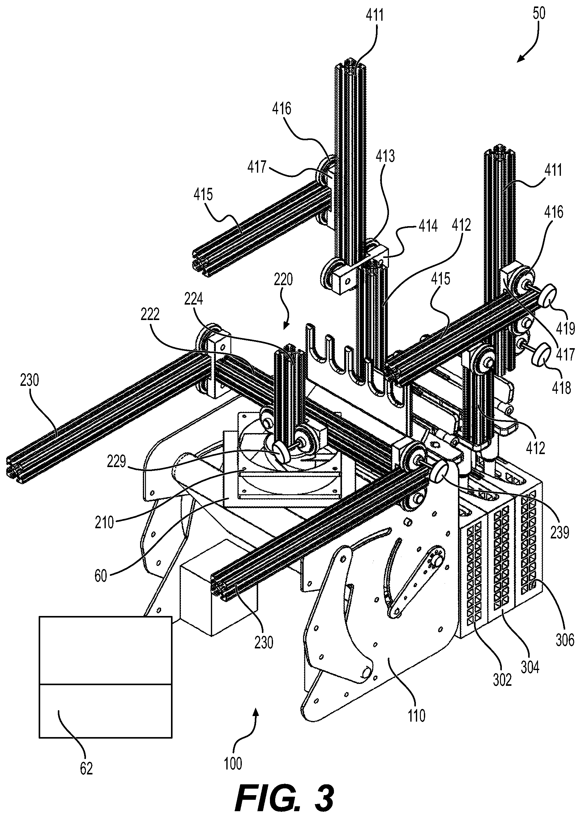 Patent US12312111 Figure 3 – Method for providing at least one utensil wrapped in a napkin, apparatus for wrapping a napkin around at least one utensil, utensil picker and magazine for storing utensils