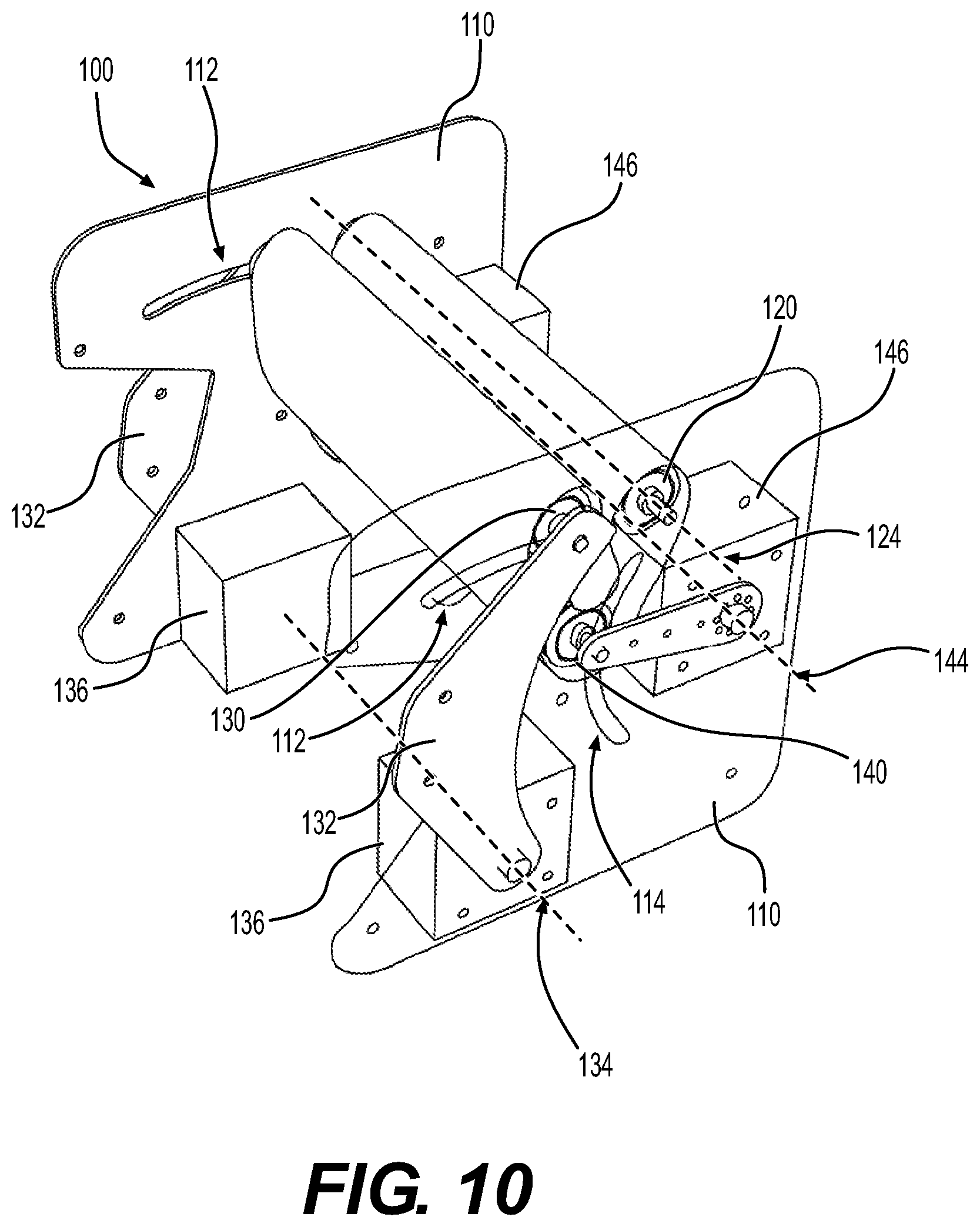 Patent US12312111 Figure 10 – Method for providing at least one utensil wrapped in a napkin, apparatus for wrapping a napkin around at least one utensil, utensil picker and magazine for storing utensils