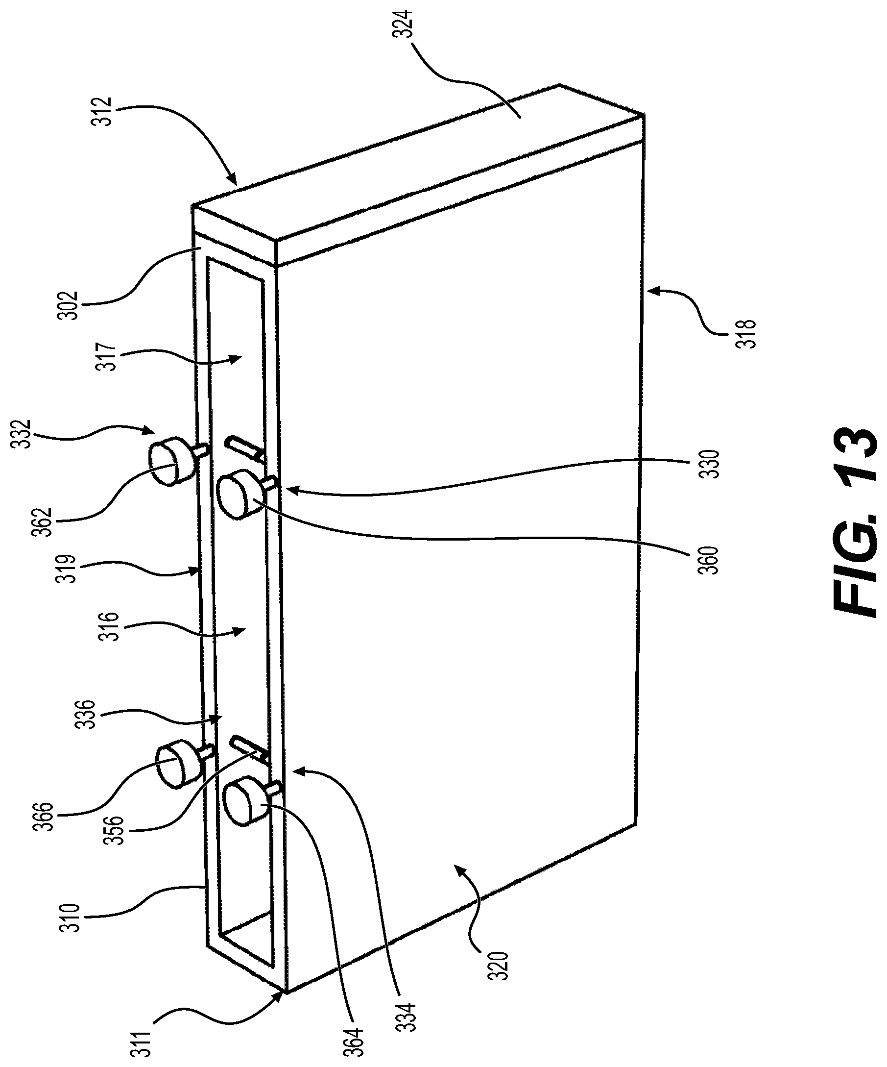 Patent US12312111 Figure 13 – Method for providing at least one utensil wrapped in a napkin, apparatus for wrapping a napkin around at least one utensil, utensil picker and magazine for storing utensils