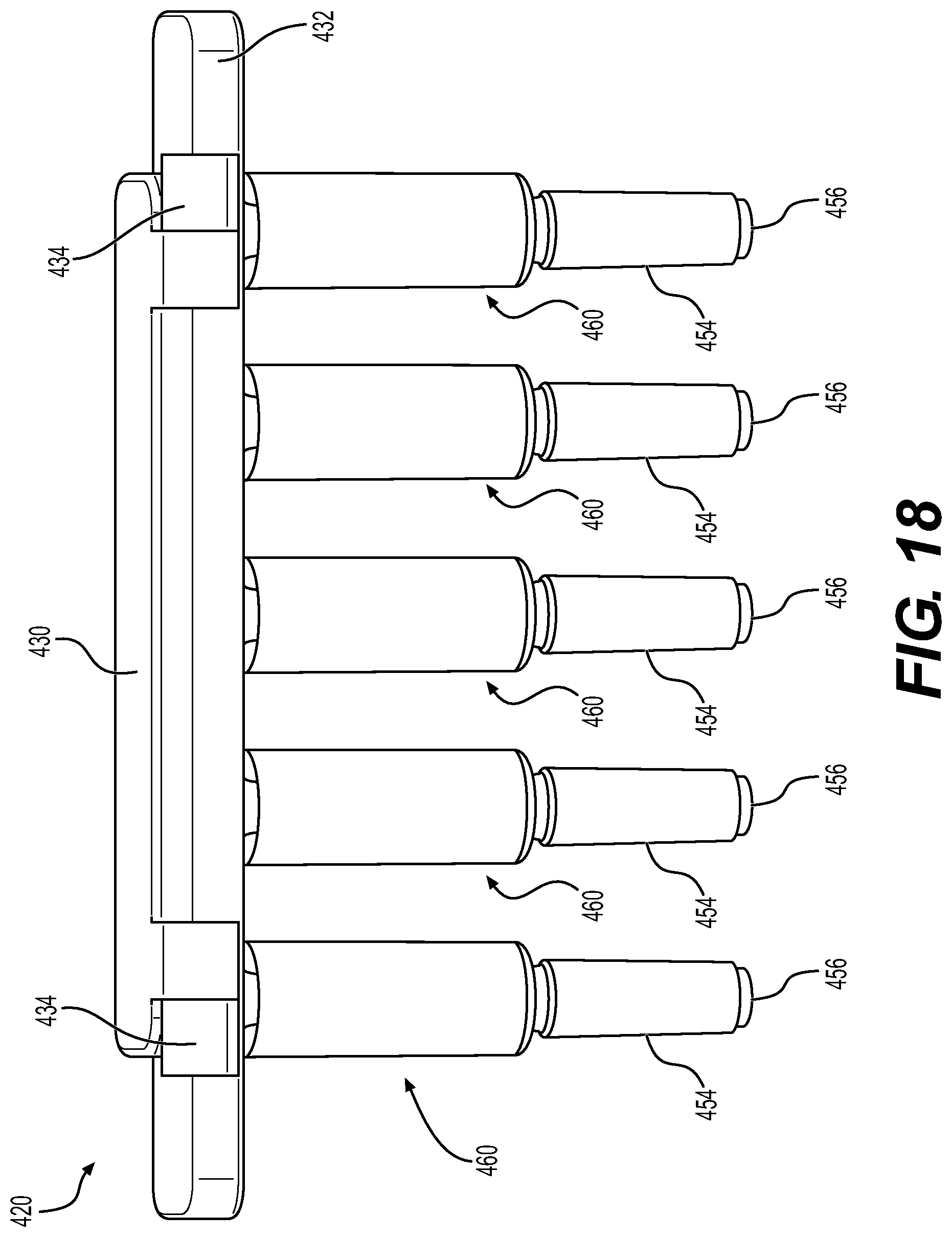 Patent US12312111 Figure 18 – Method for providing at least one utensil wrapped in a napkin, apparatus for wrapping a napkin around at least one utensil, utensil picker and magazine for storing utensils