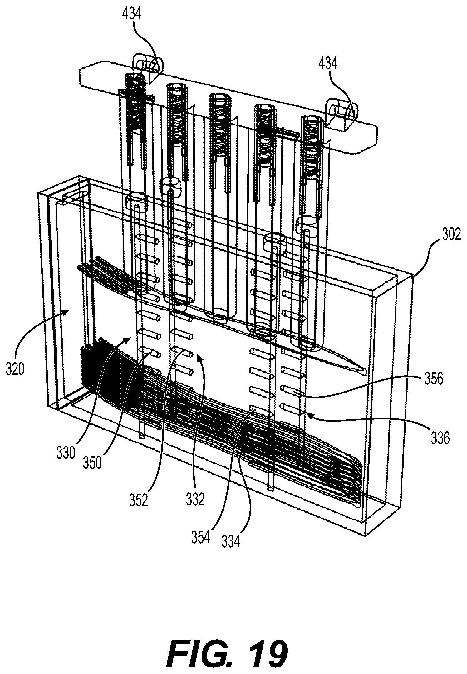 Patent US12312111 Figure 19 – Method for providing at least one utensil wrapped in a napkin, apparatus for wrapping a napkin around at least one utensil, utensil picker and magazine for storing utensils