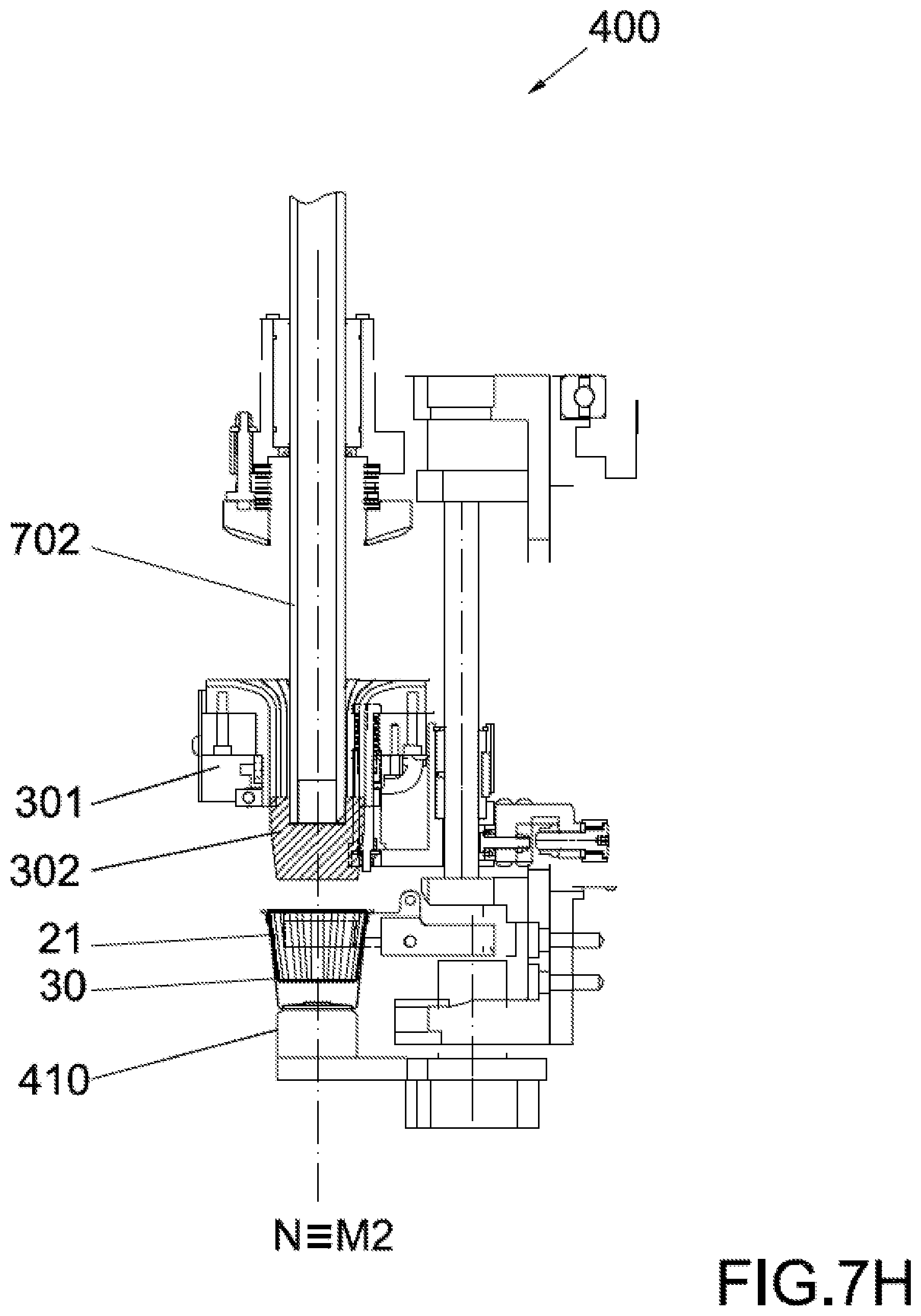 Patent US12312112 Figure 12 – Apparatus for the manufacture of a filter for disposable capsules for the preparation of beverages