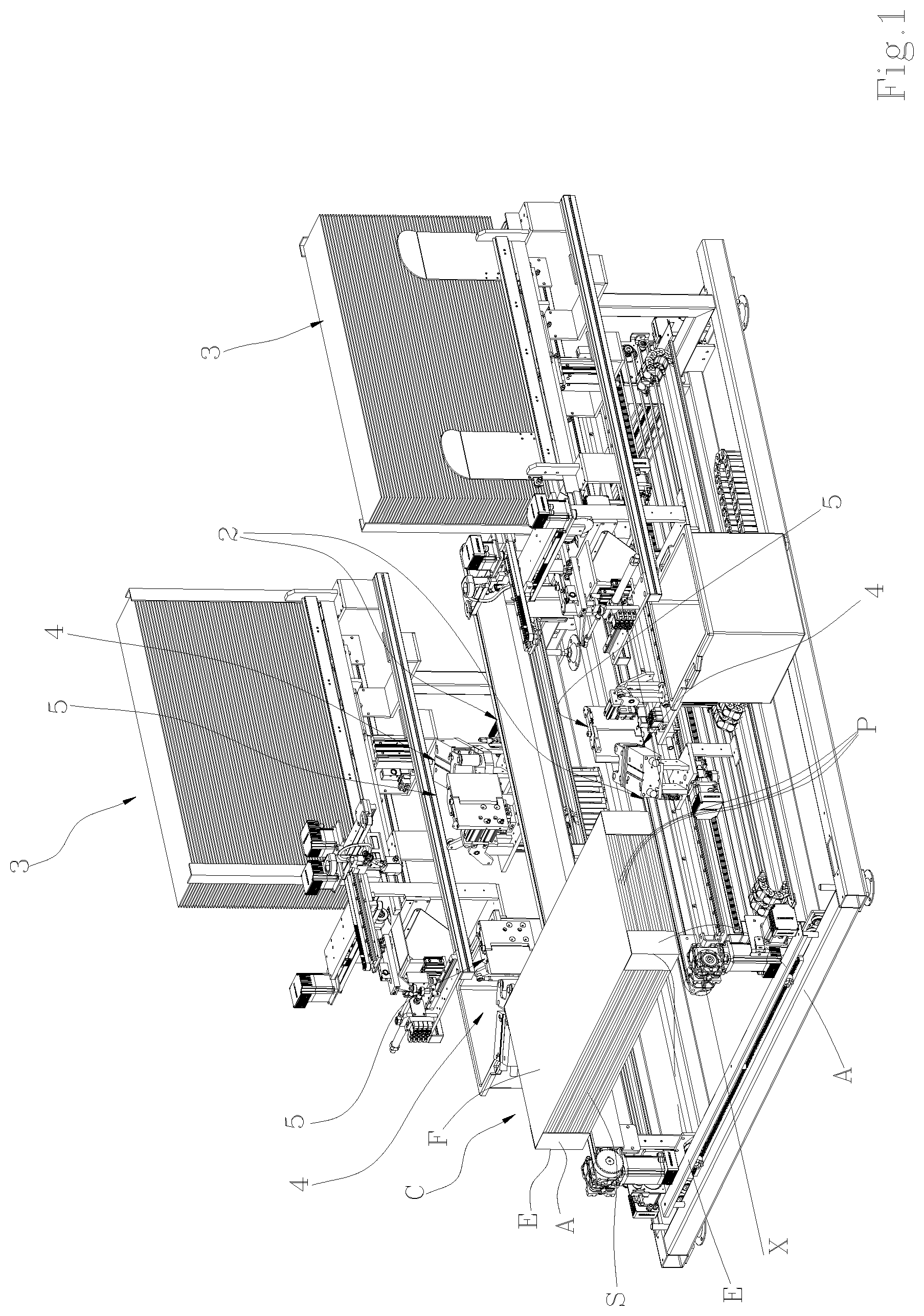 Patent US12312113 Figure 1 – Packaging machine