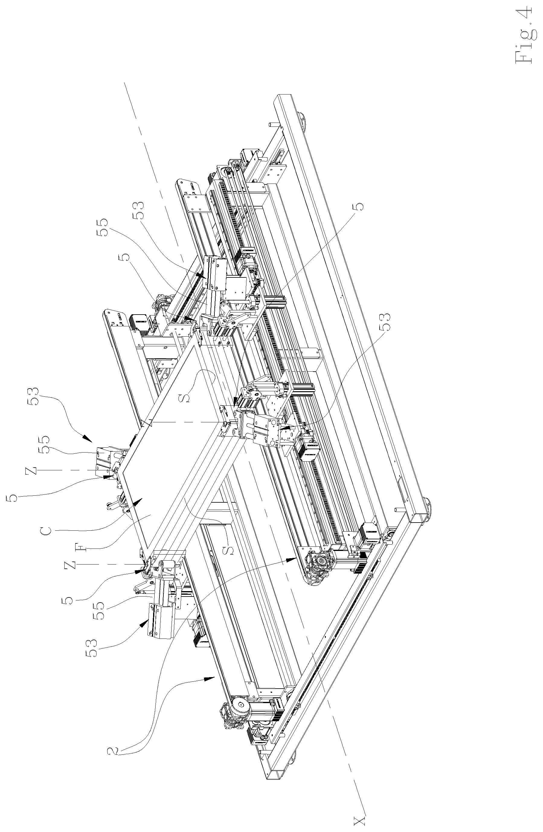 Patent US12312113 Figure 4 – Packaging machine