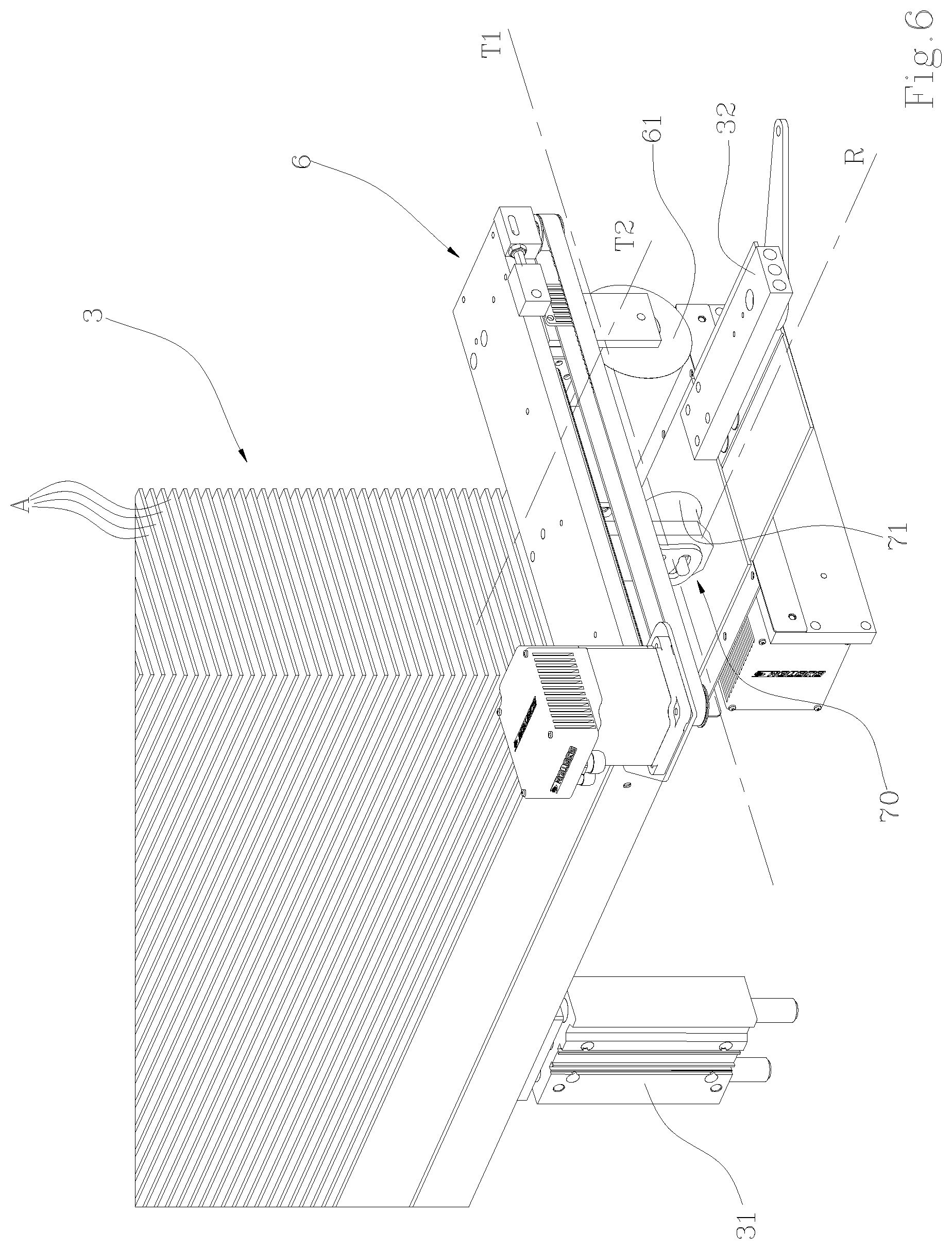 Patent US12312113 Figure 6 – Packaging machine