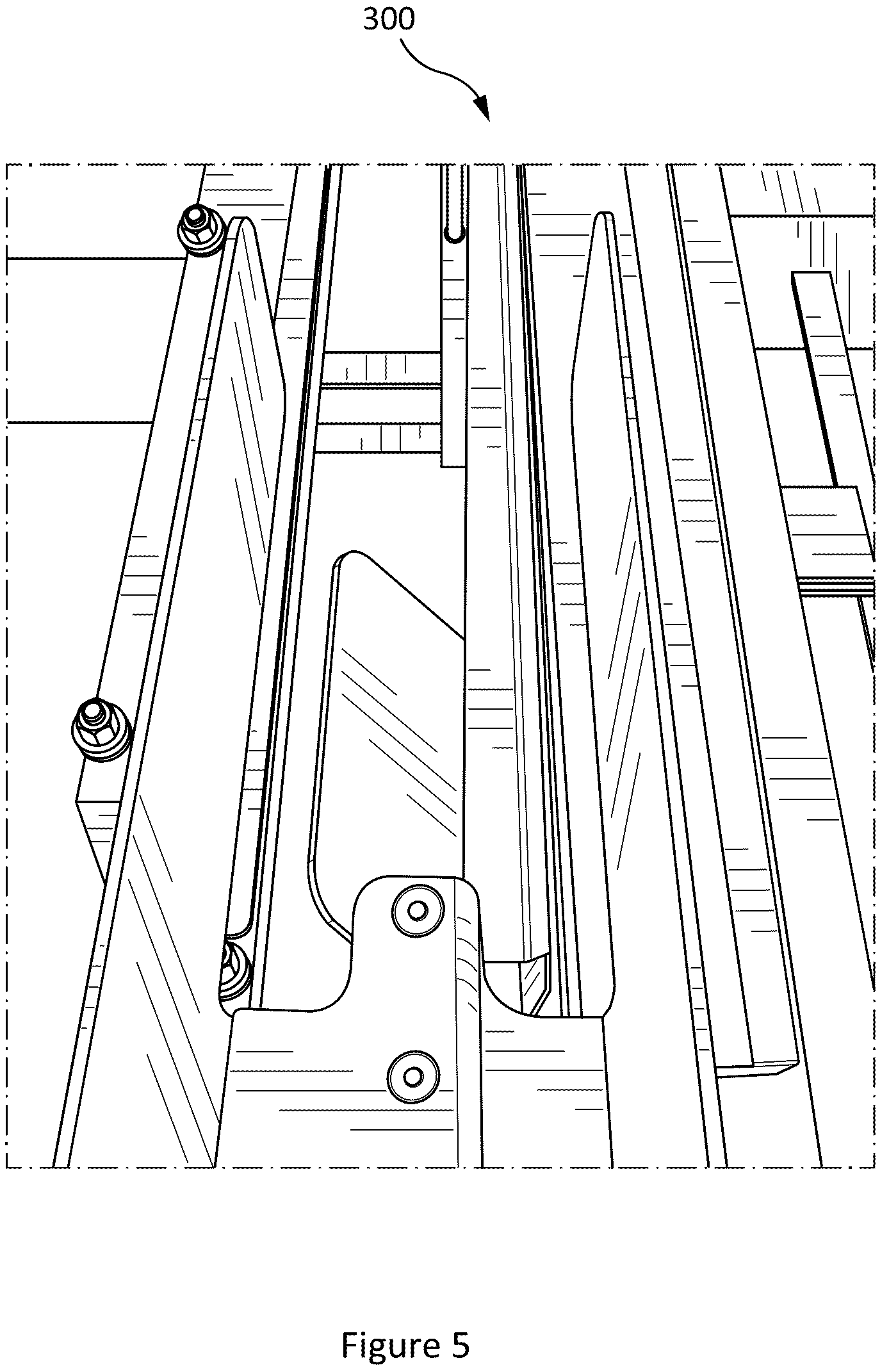 Patent US12312115 Figure 7 – Packaging system and seal jaw for packaging film