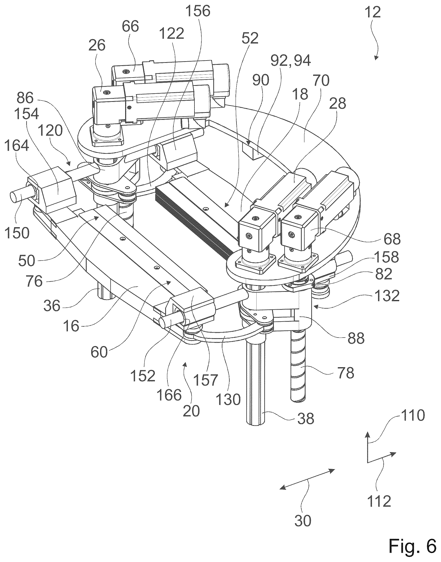 Patent US12312117 Figure 6 – Packaging material sealing device, packaging machine and method for operating a packaging material sealing device