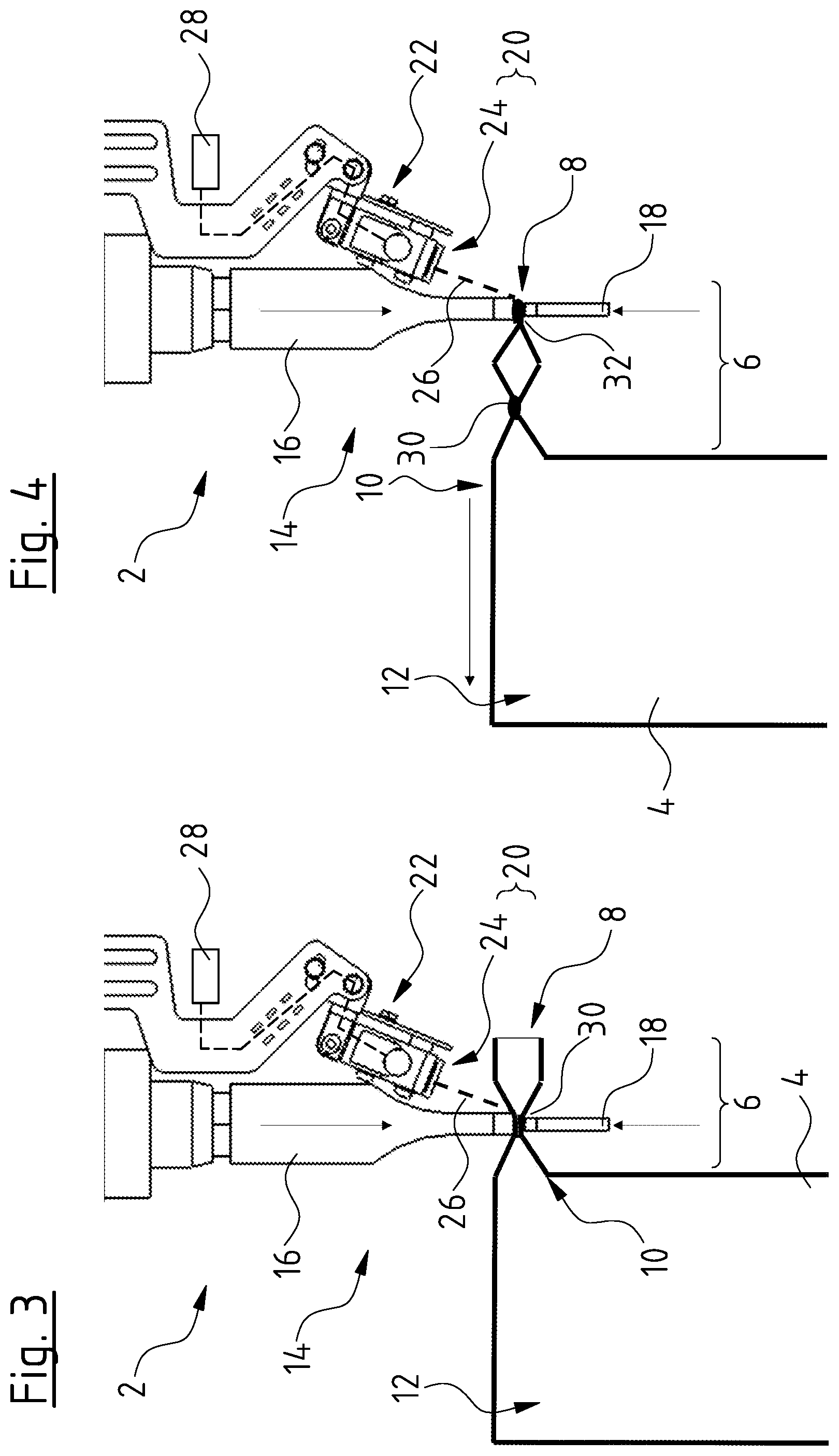 Patent US12312120 Figure 2 – Closure device for flexible containers and a method for closing flexible containers