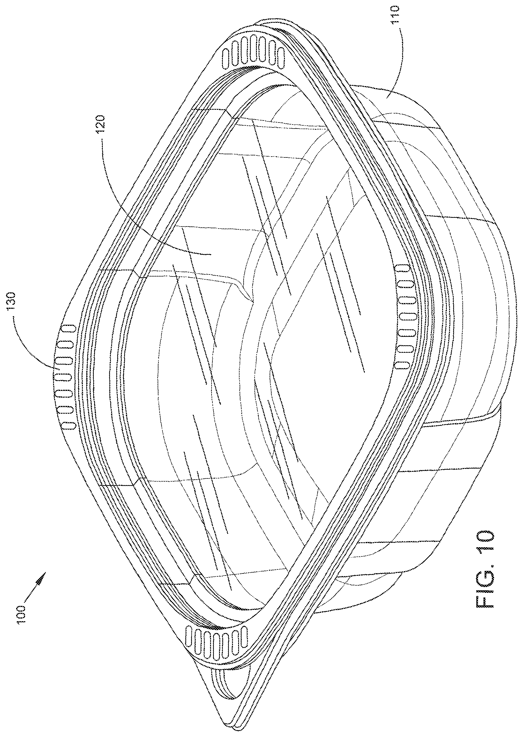 Patent US12312121 Figure 10 – System and method for framed lid