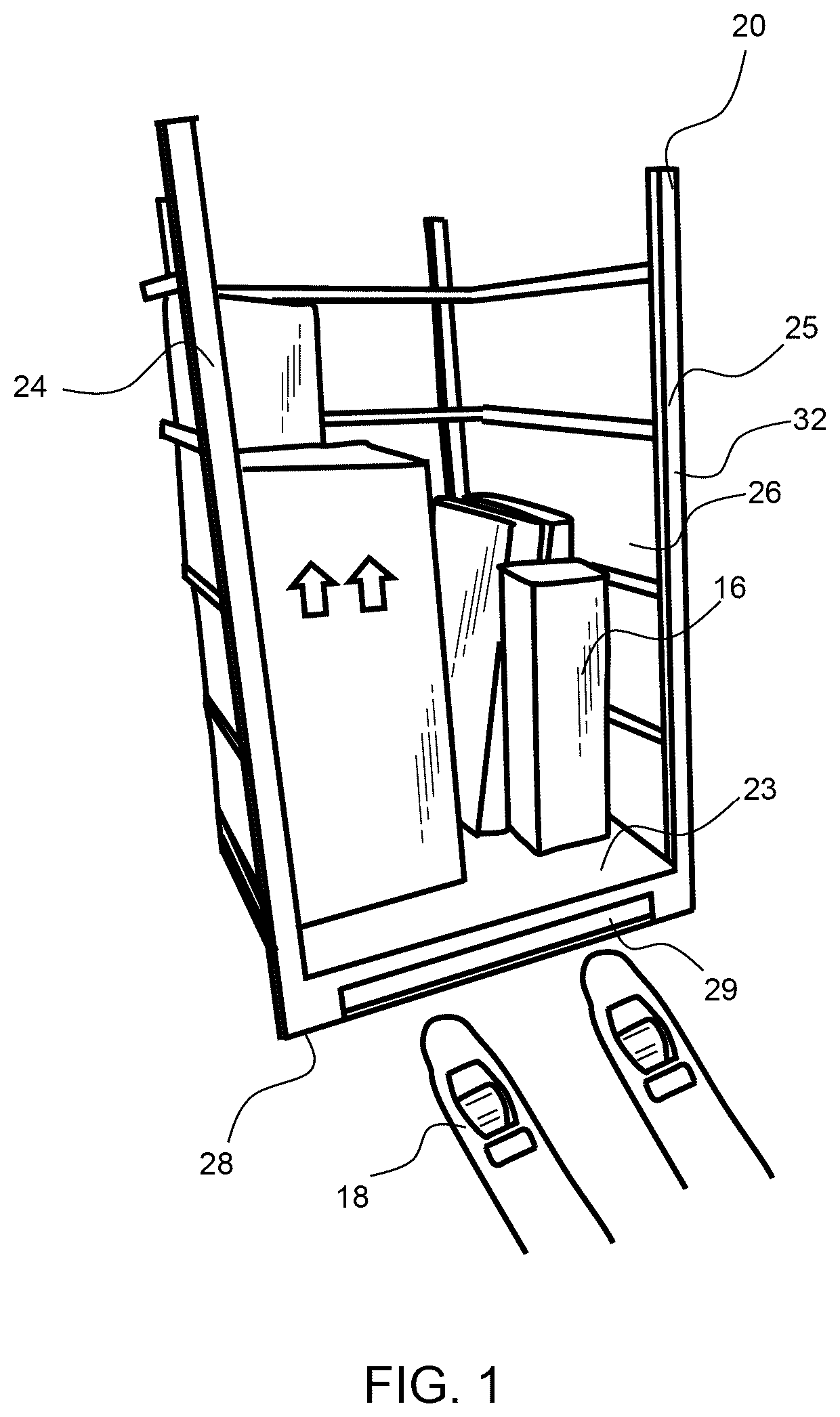 Patent US12312125 Figure 1 – Nestainer closure system