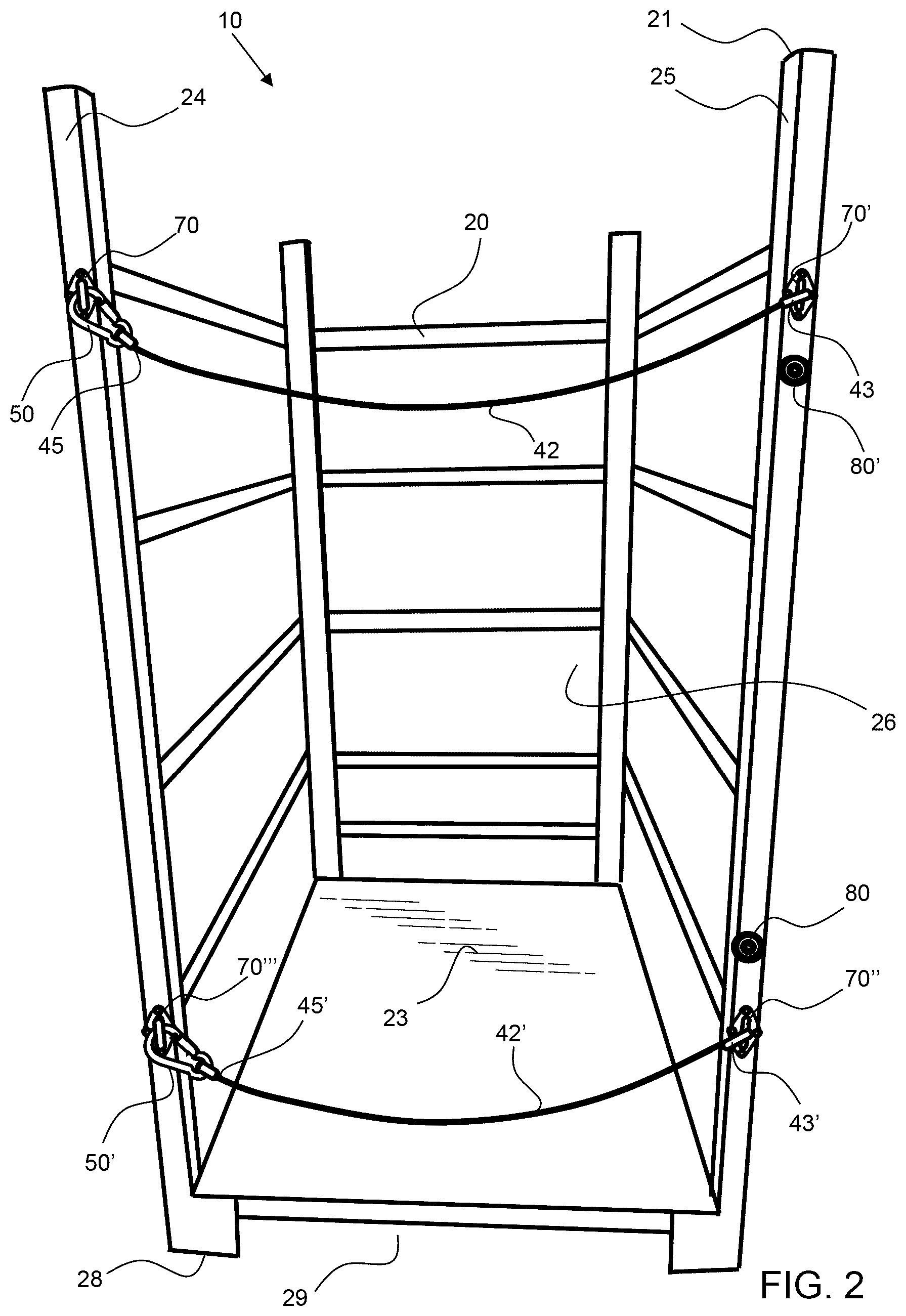 Patent US12312125 Figure 2 – Nestainer closure system