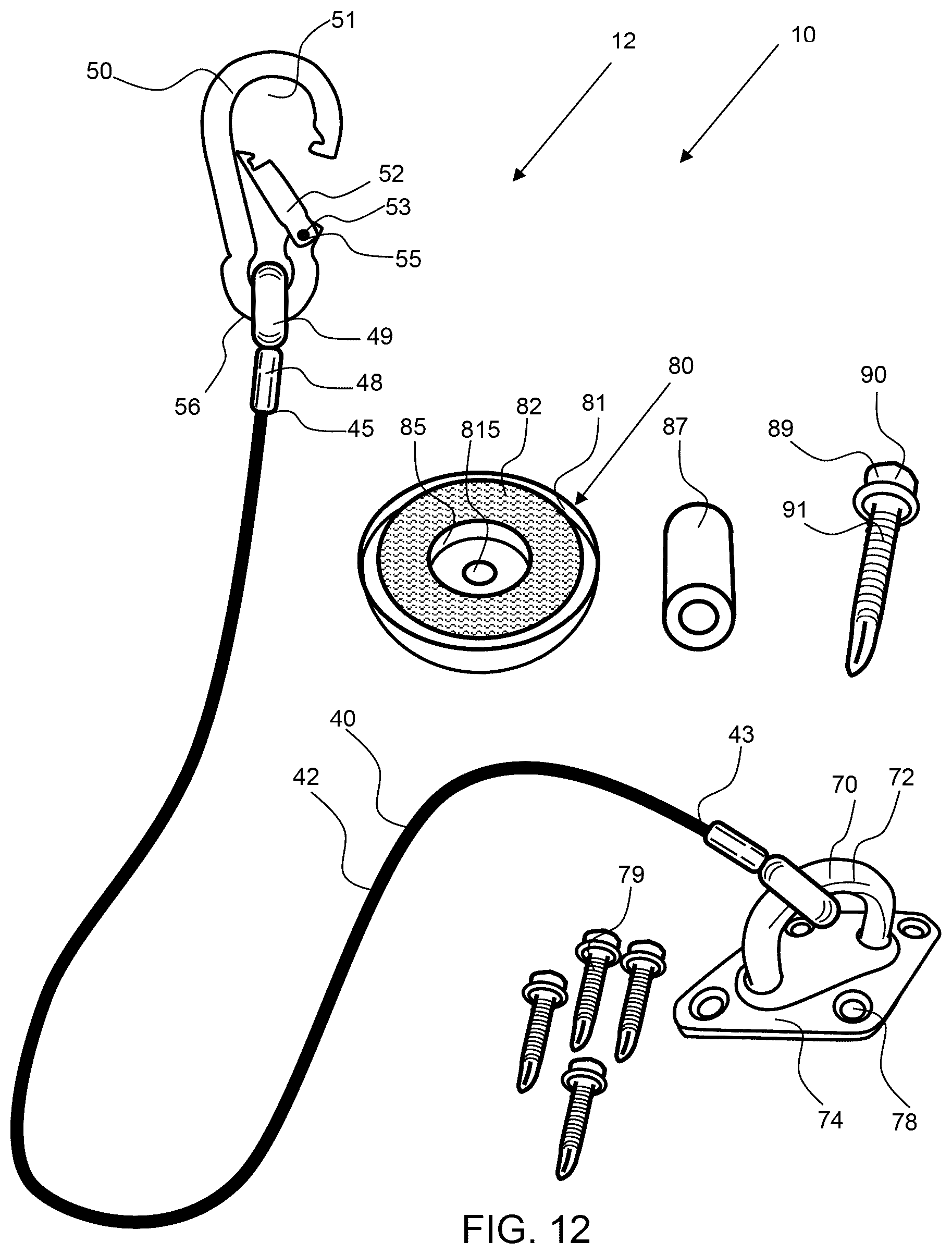 Patent US12312125 Figure 9 – Nestainer closure system
