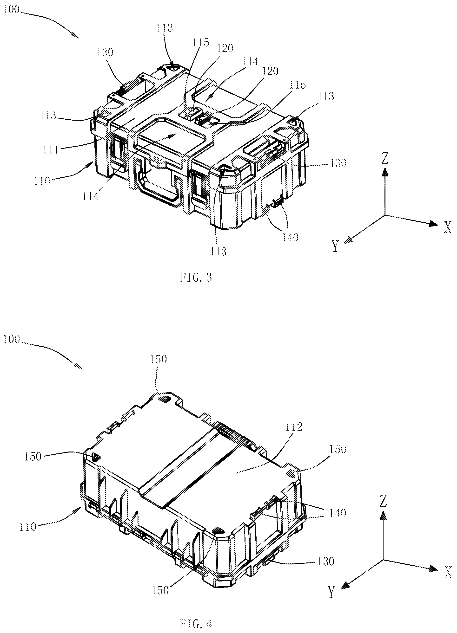 Patent US12312126 Figure 3 – Stacked toolbox system