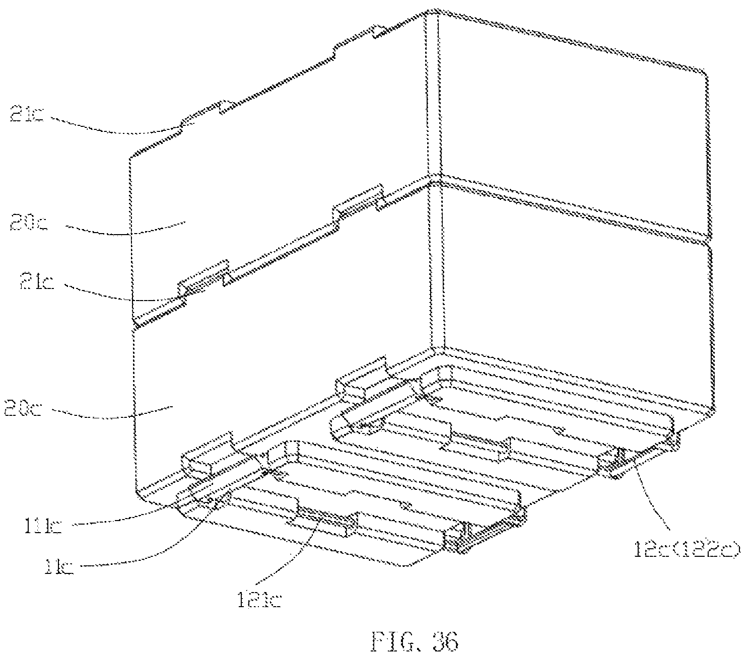 Patent US12312126 Figure 19 – Stacked toolbox system