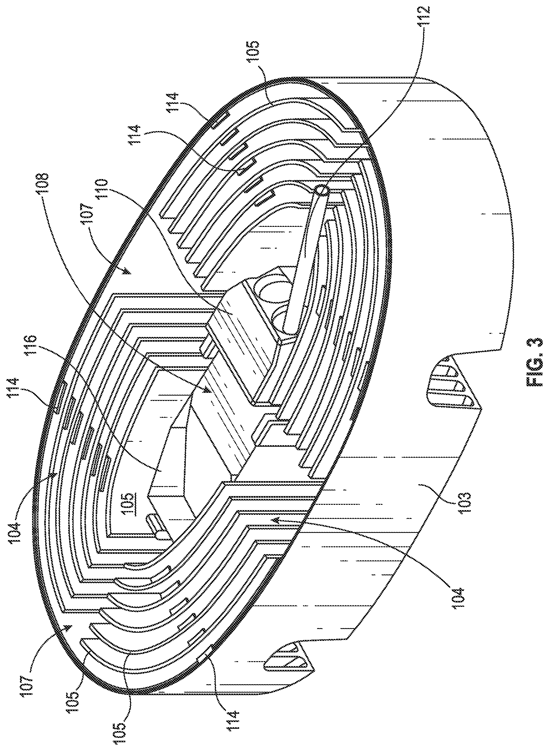 Patent US12312128 Figure 3 – Shock tube coil system