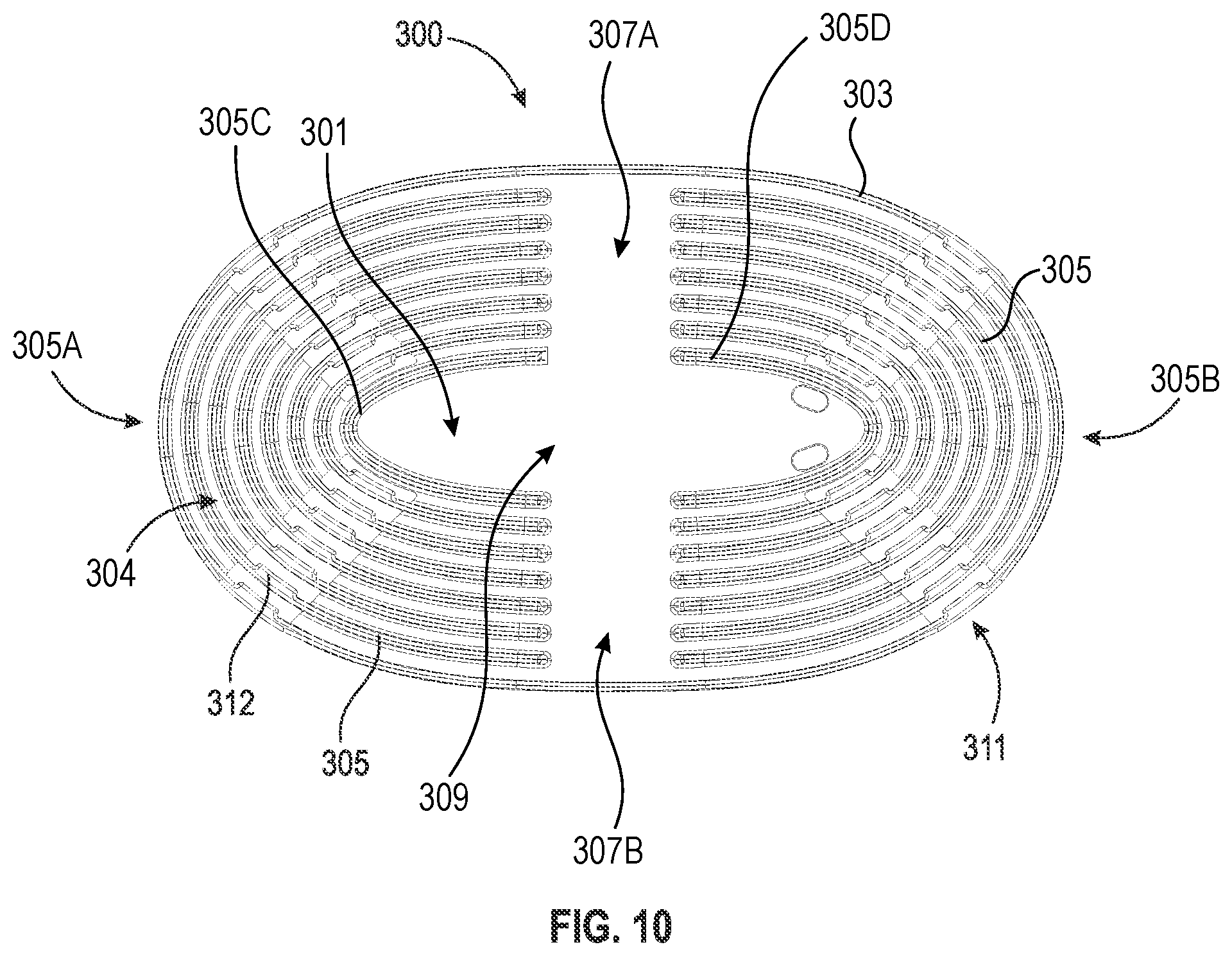Patent US12312128 Figure 10 – Shock tube coil system