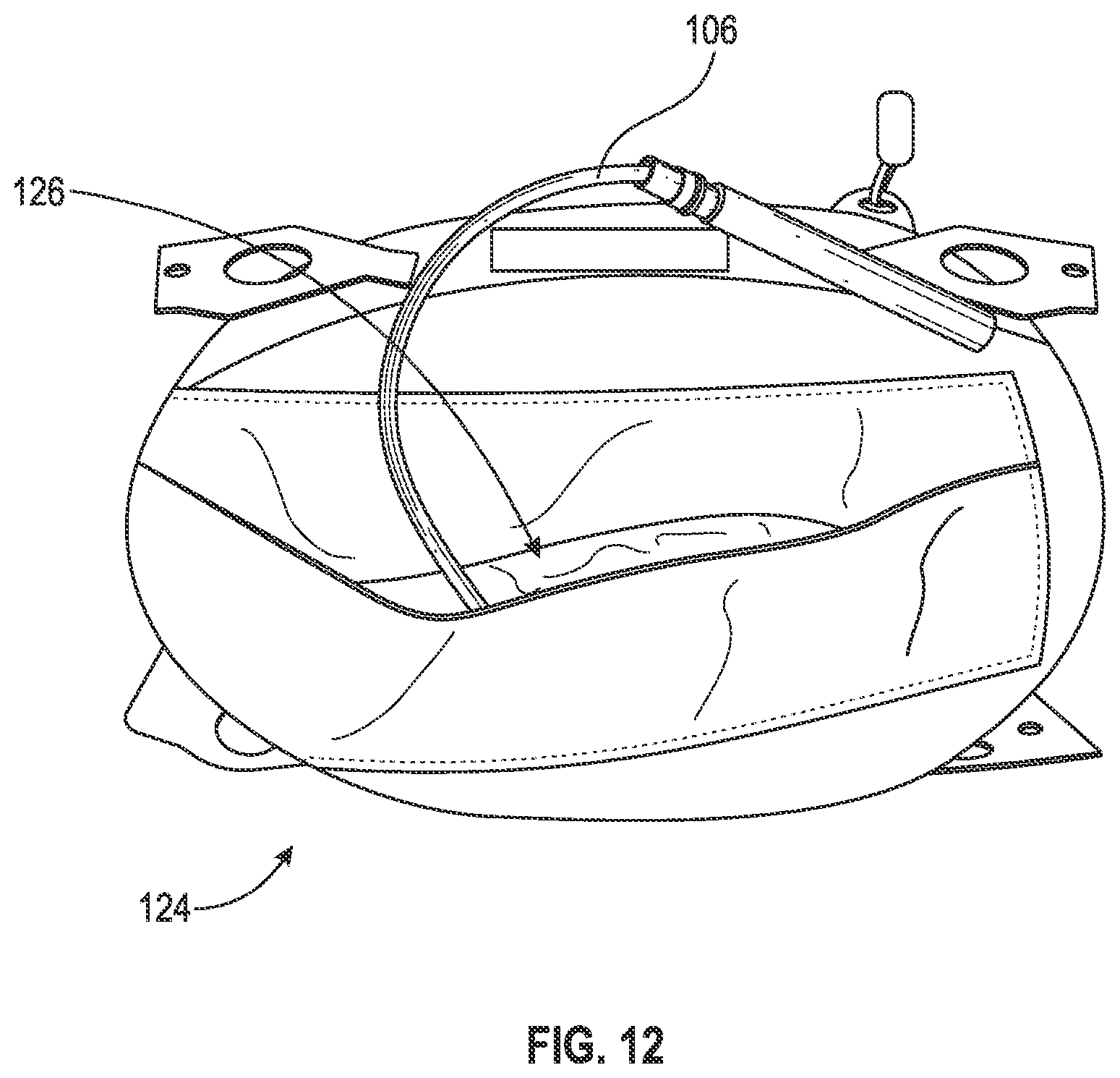 Patent US12312128 Figure 12 – Shock tube coil system