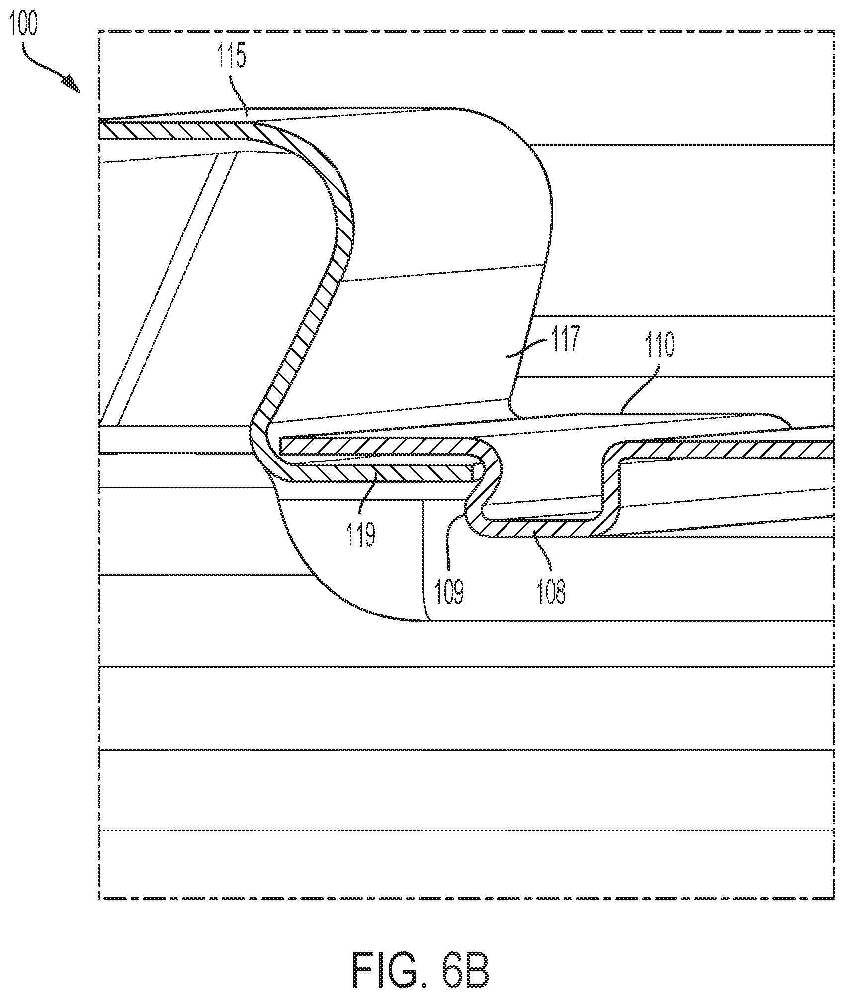 Patent US12312129 Figure 7 – Thermoformed closure with overlapping tab